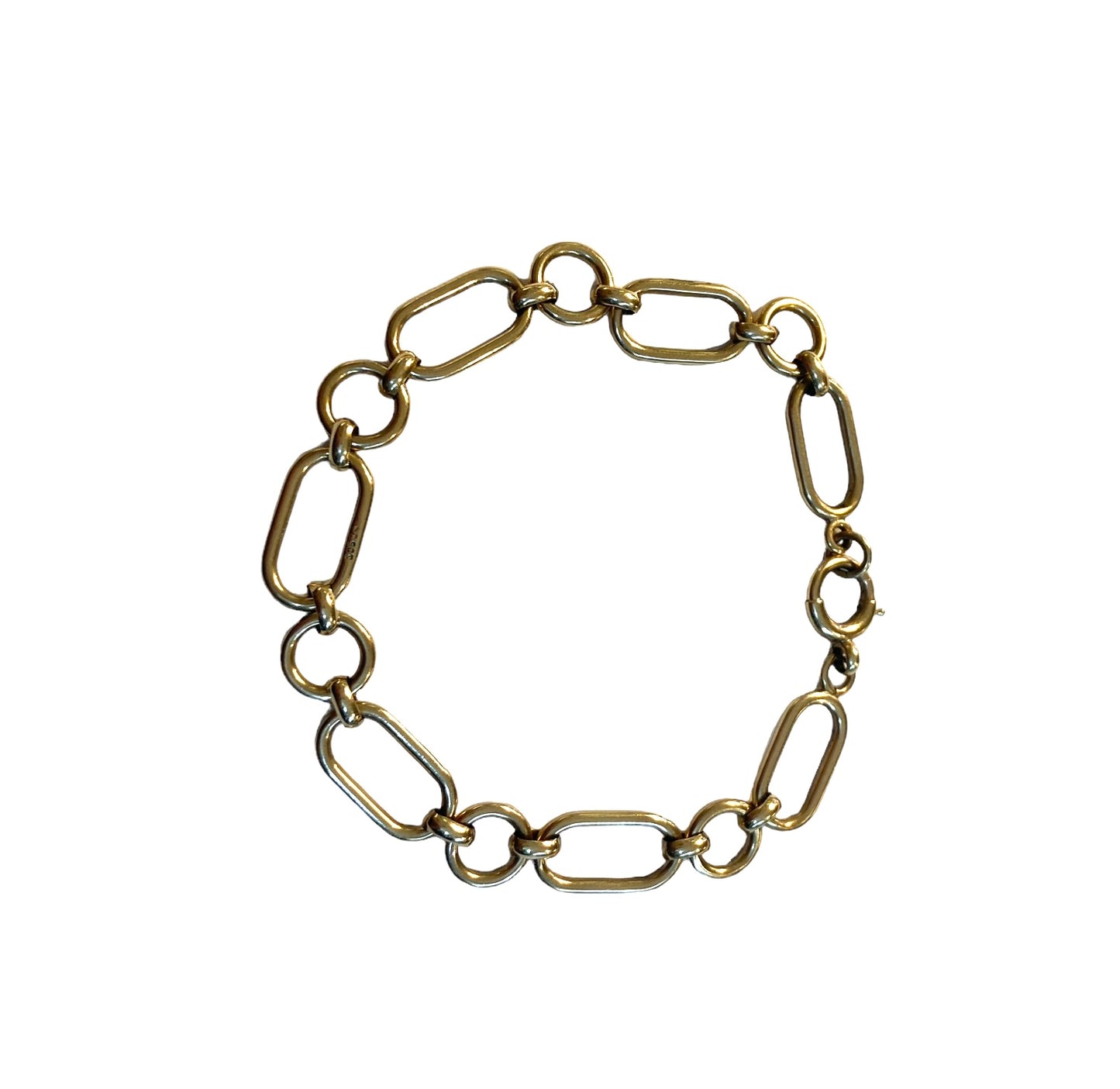 9ct vintage ornate bracelet .11.9g 20cm