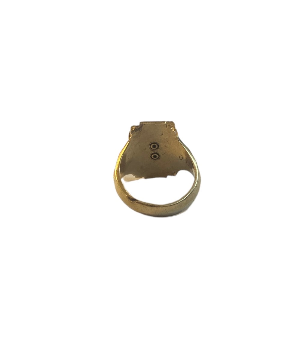 10ct graduation ring circa 1968 size S
