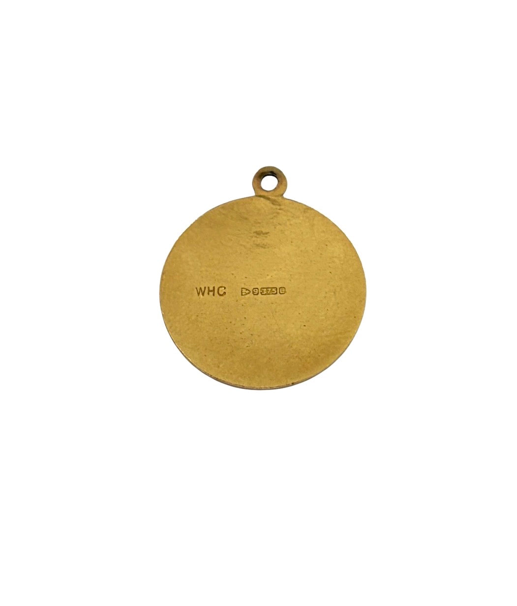 9ct vintage lords prayer charm by WHC circa 1961 2.37g