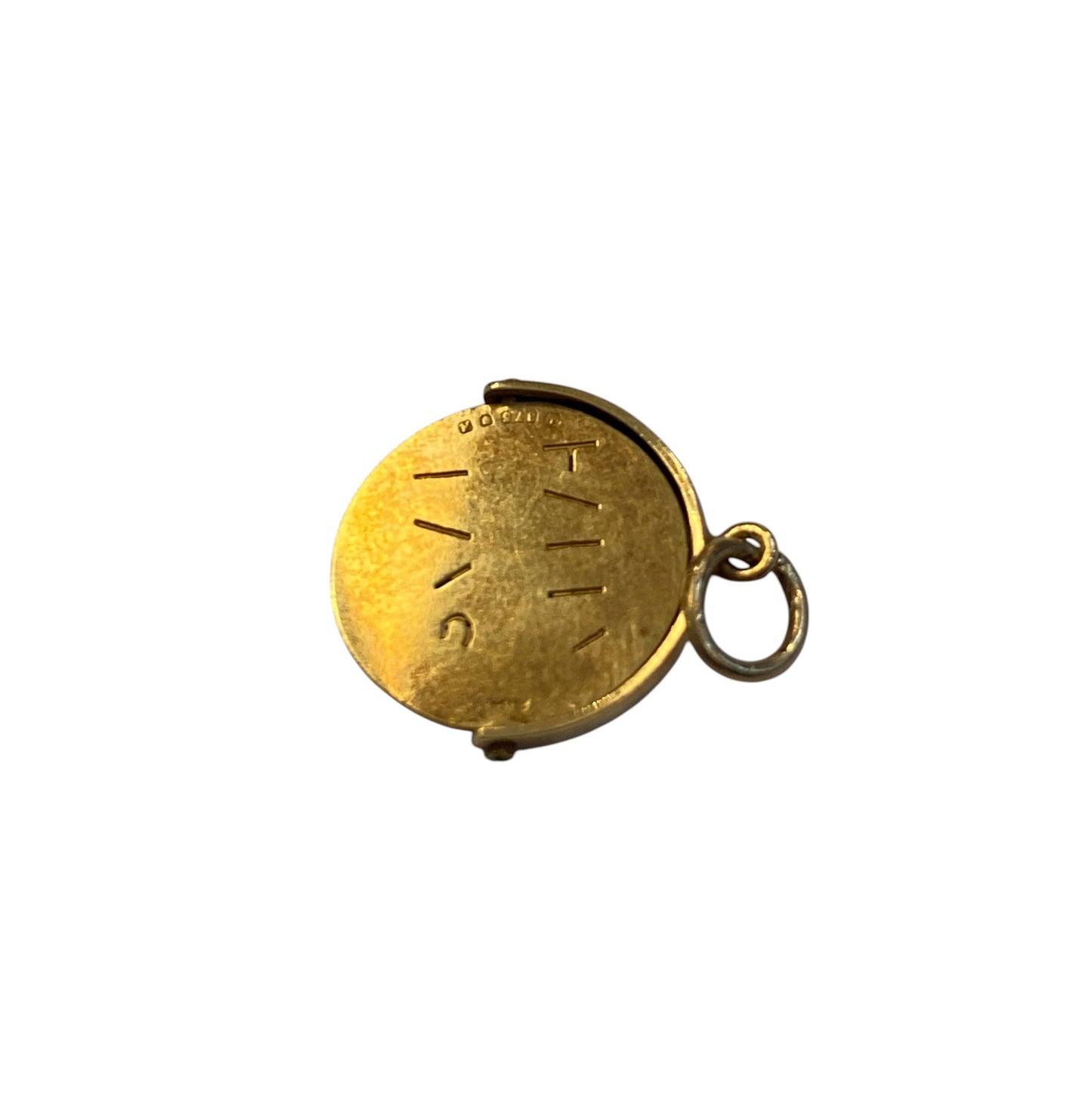 9ct vintage happy days spinner charm circa 1975 London