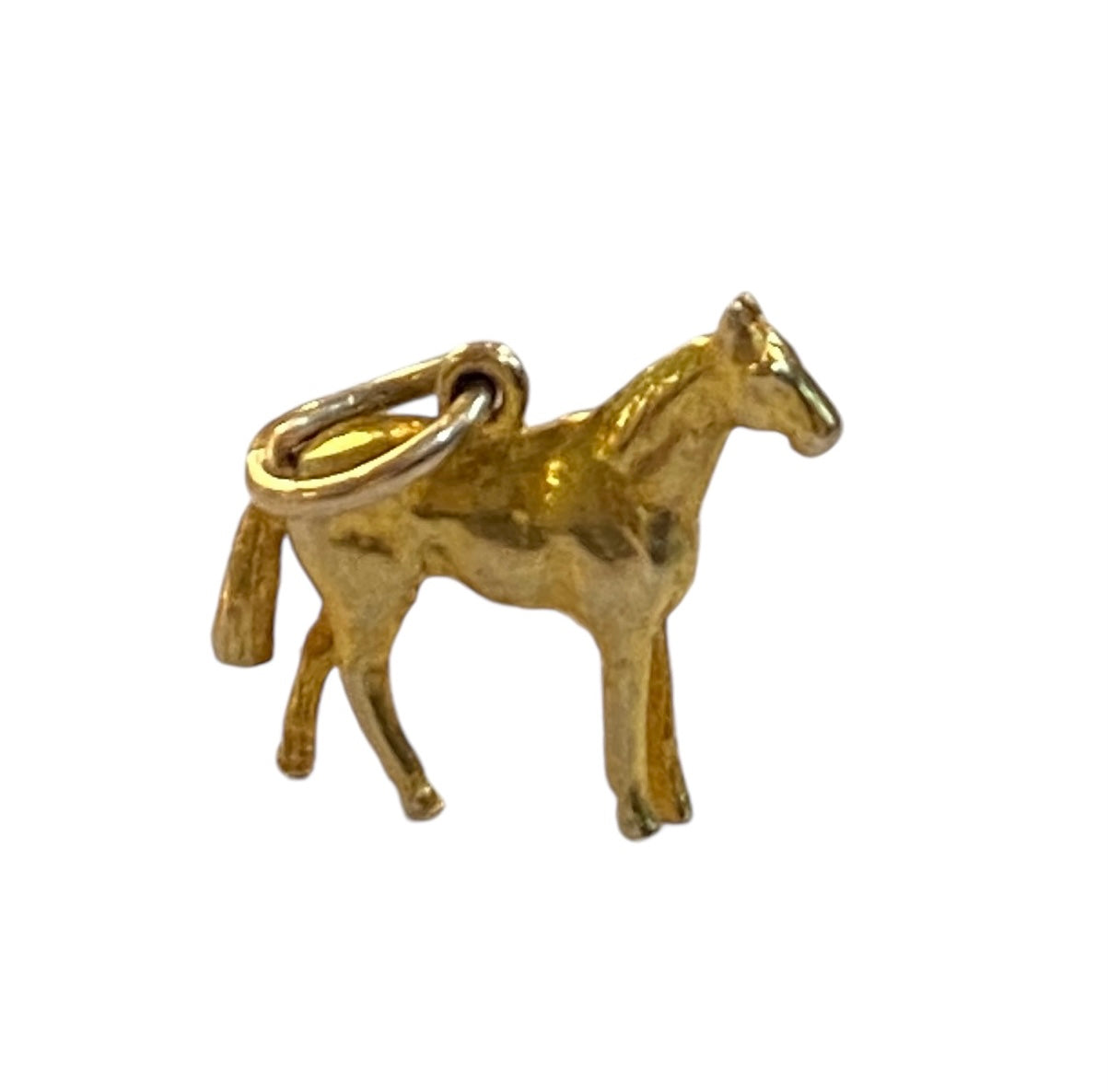 9ct vintage Horse charm circa 1957 1.6g