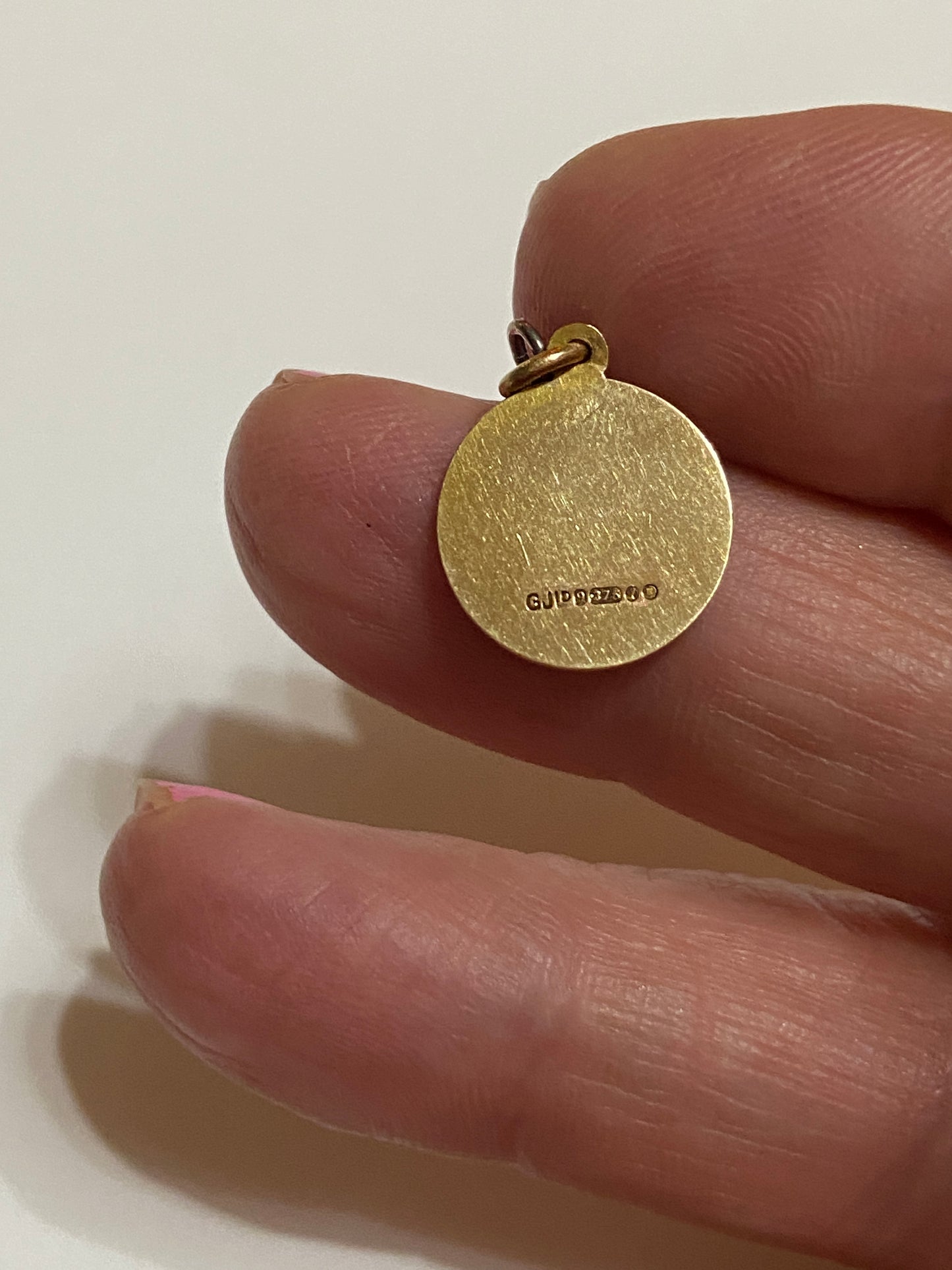 9ct vintage St Christopher charm circa 1966 by Georg Jensen