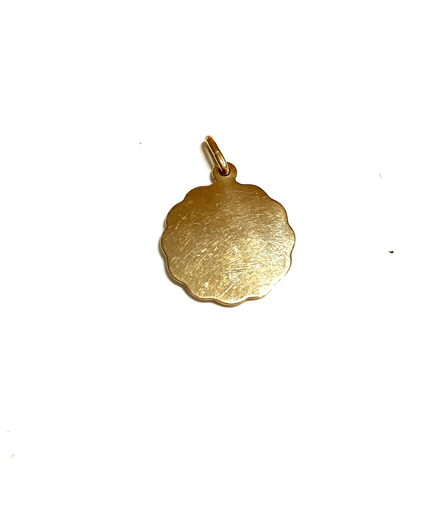 9ct vintage madonna / Mary pendant charm