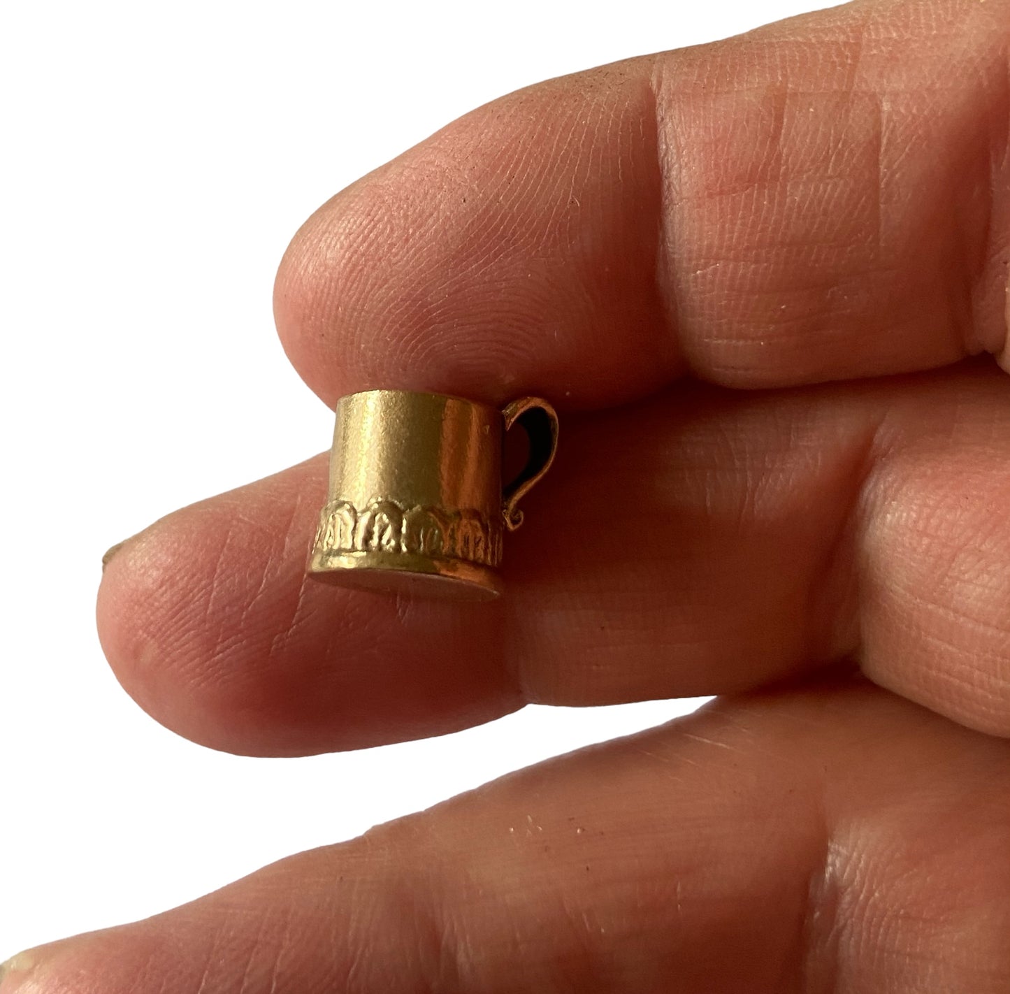 9ct vintage tankard charm circa 1959
