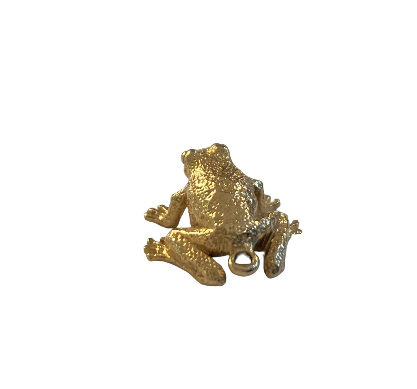9ct vintage gold frog charm circa 1968 maker PPld