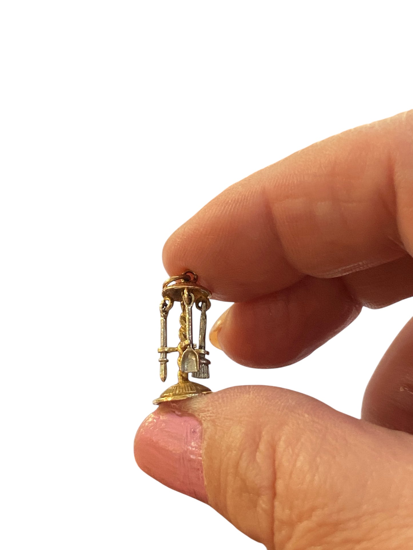 9ct vintage companion set charm, circa 1989