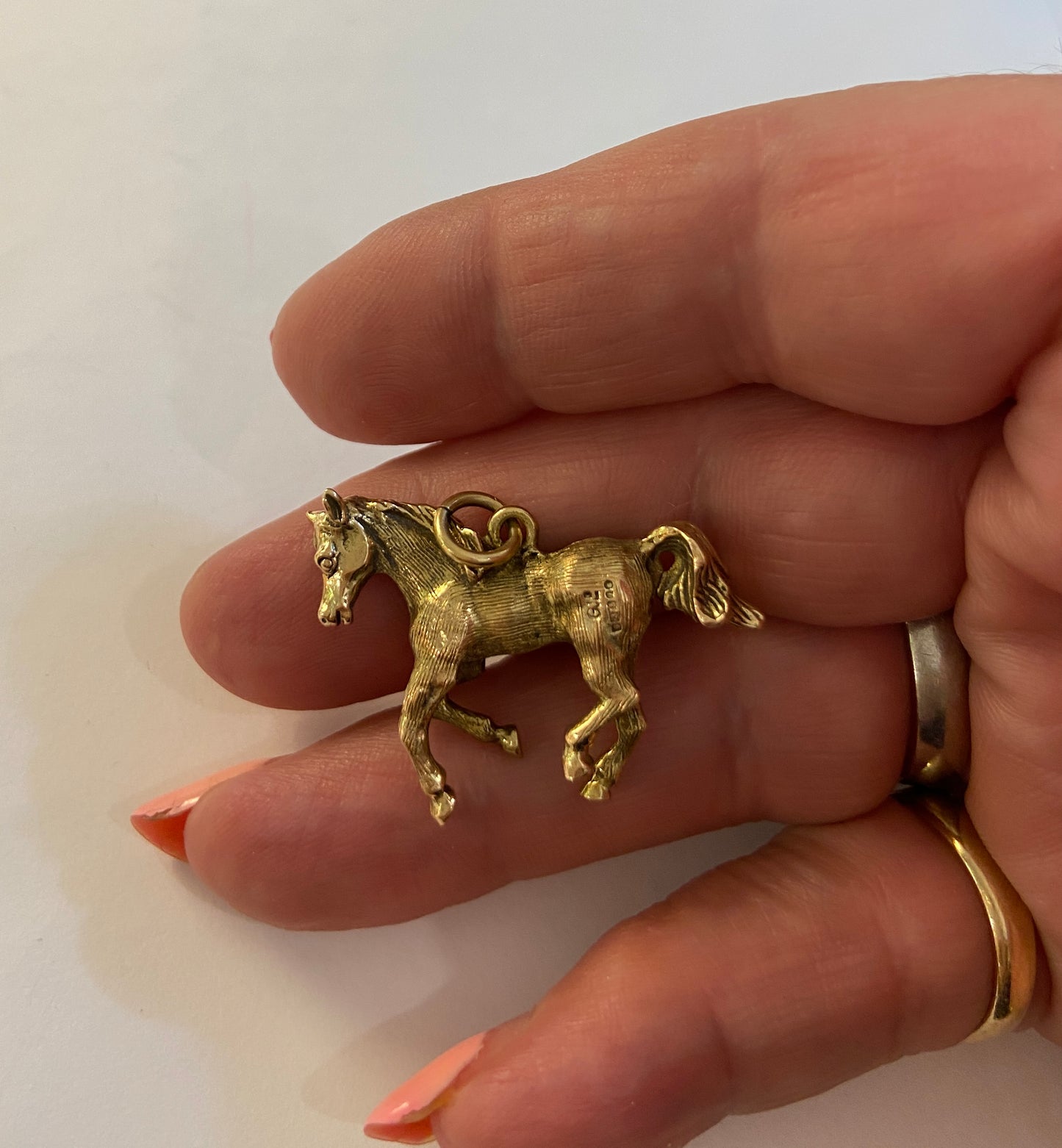 9ct vintage horse charm by Georg Jensen circa 1964 8.6g