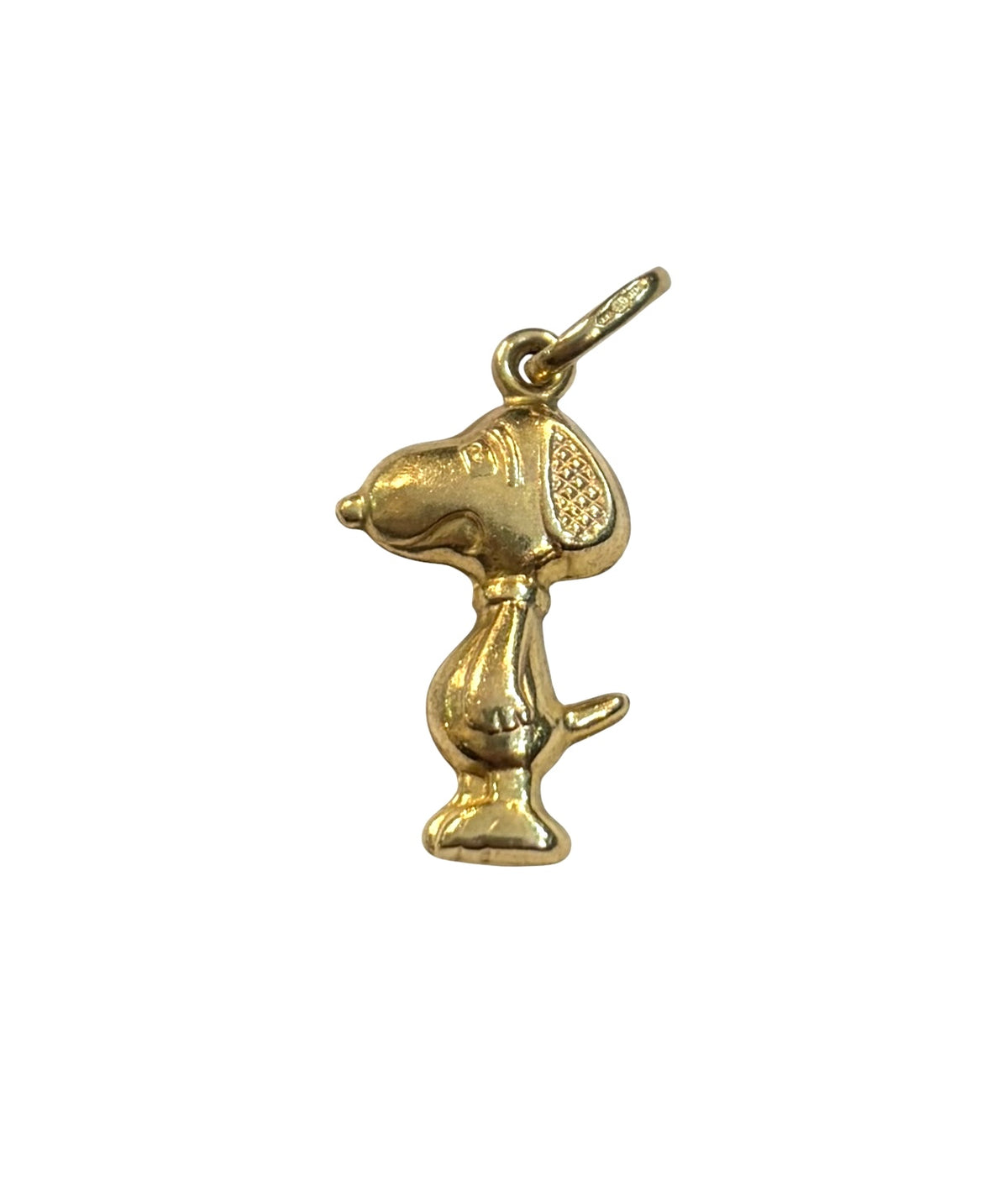 9ct vintage / pre owned snoopy charm / pendant 1.0g