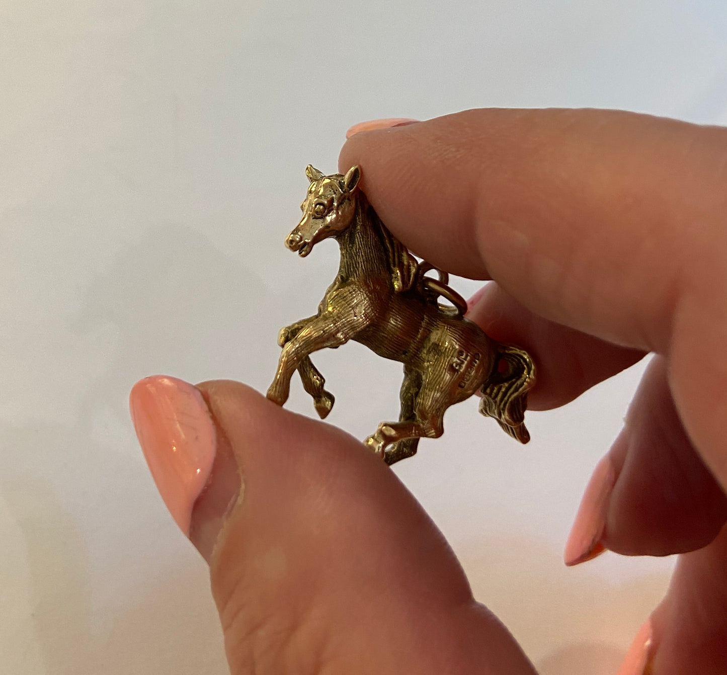9ct vintage horse charm by Georg Jensen circa 1964 8.6g