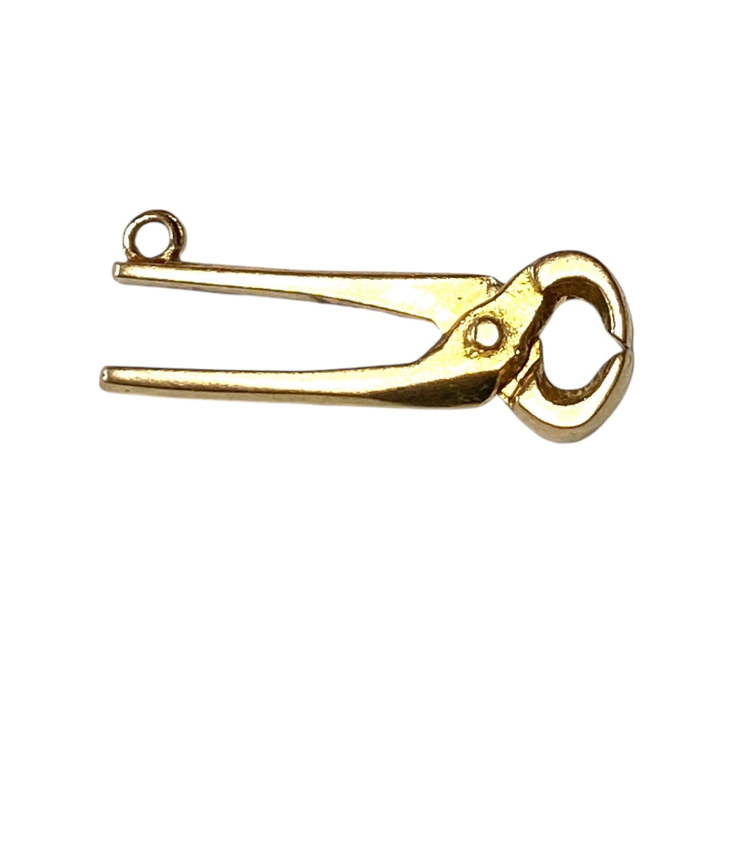 9ct vintage pliers charm circa ~London 1967