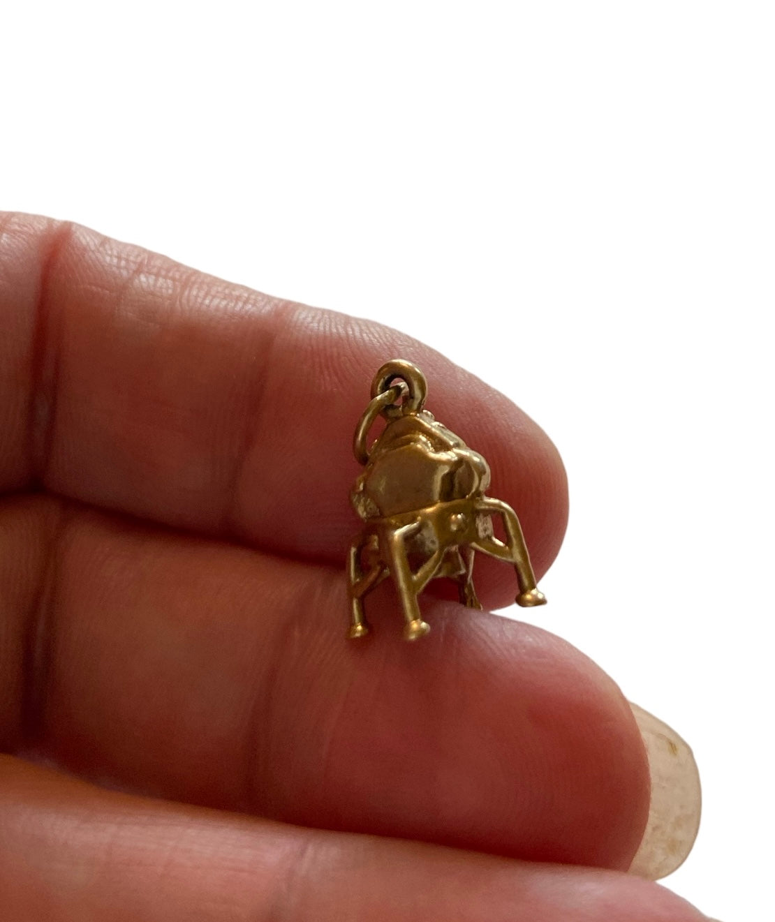 9ct vintage Apollo Lunar landing module charm