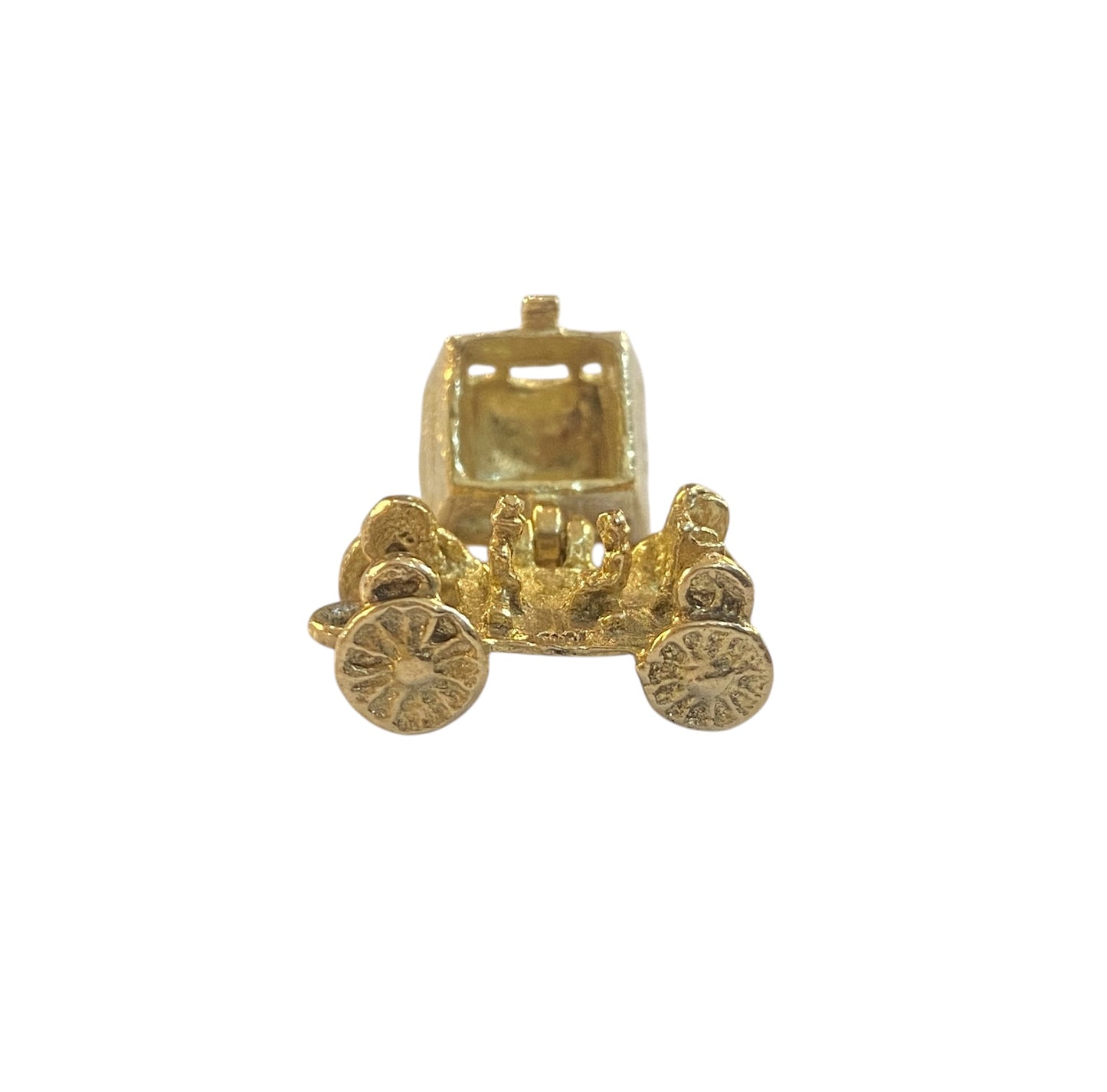 9ct vintage opening queens carriage by Georg Jensen circa 1967