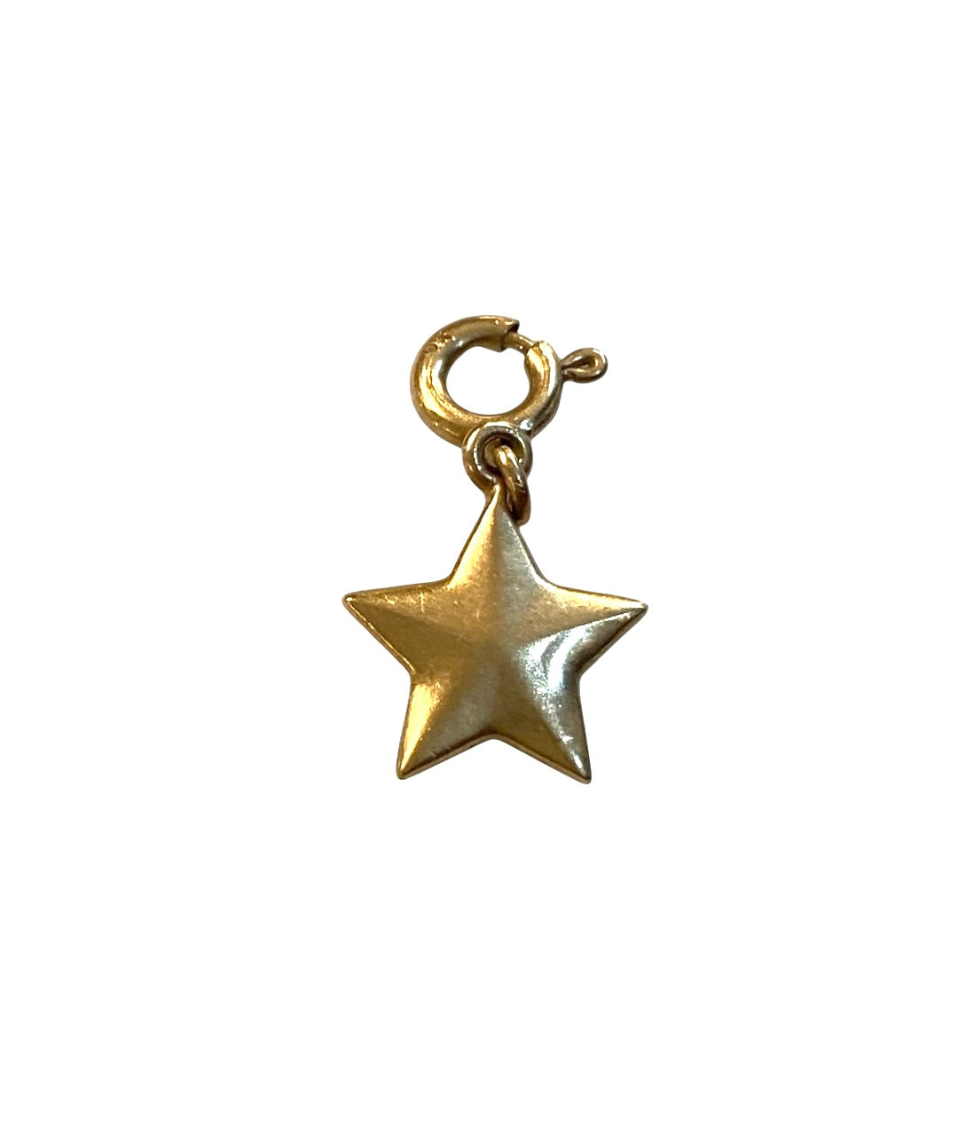 9ct pre owned SMALL star charm. HOLLOW