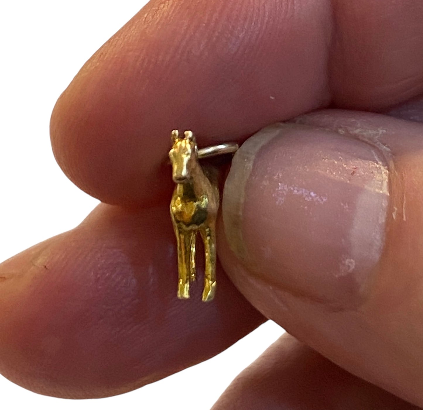 9ct vintage Horse charm circa 1957 1.6g
