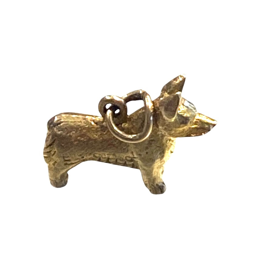 9ct vintage corgi charms / 2.7g circa 1955