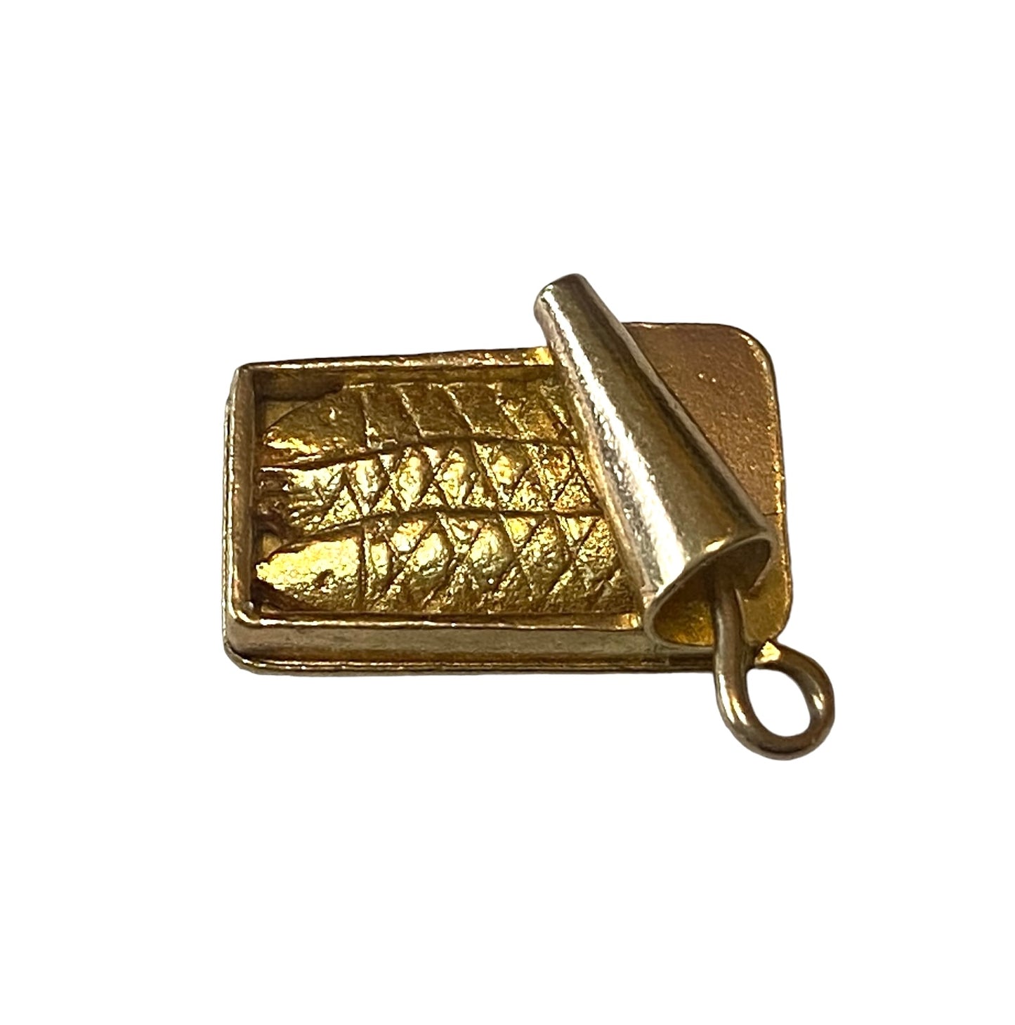 9ct vintage can of sardines charm by ACCo yellow gold solid