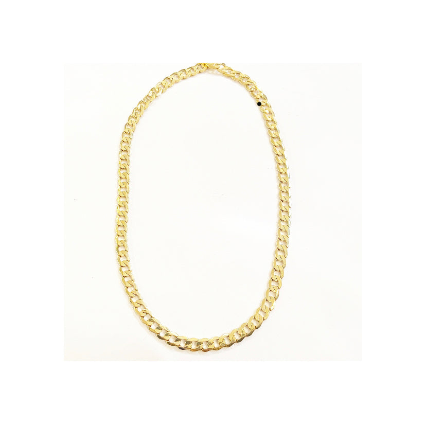 9ct 375 curb link / cuban link chain 16.8g 20 inch