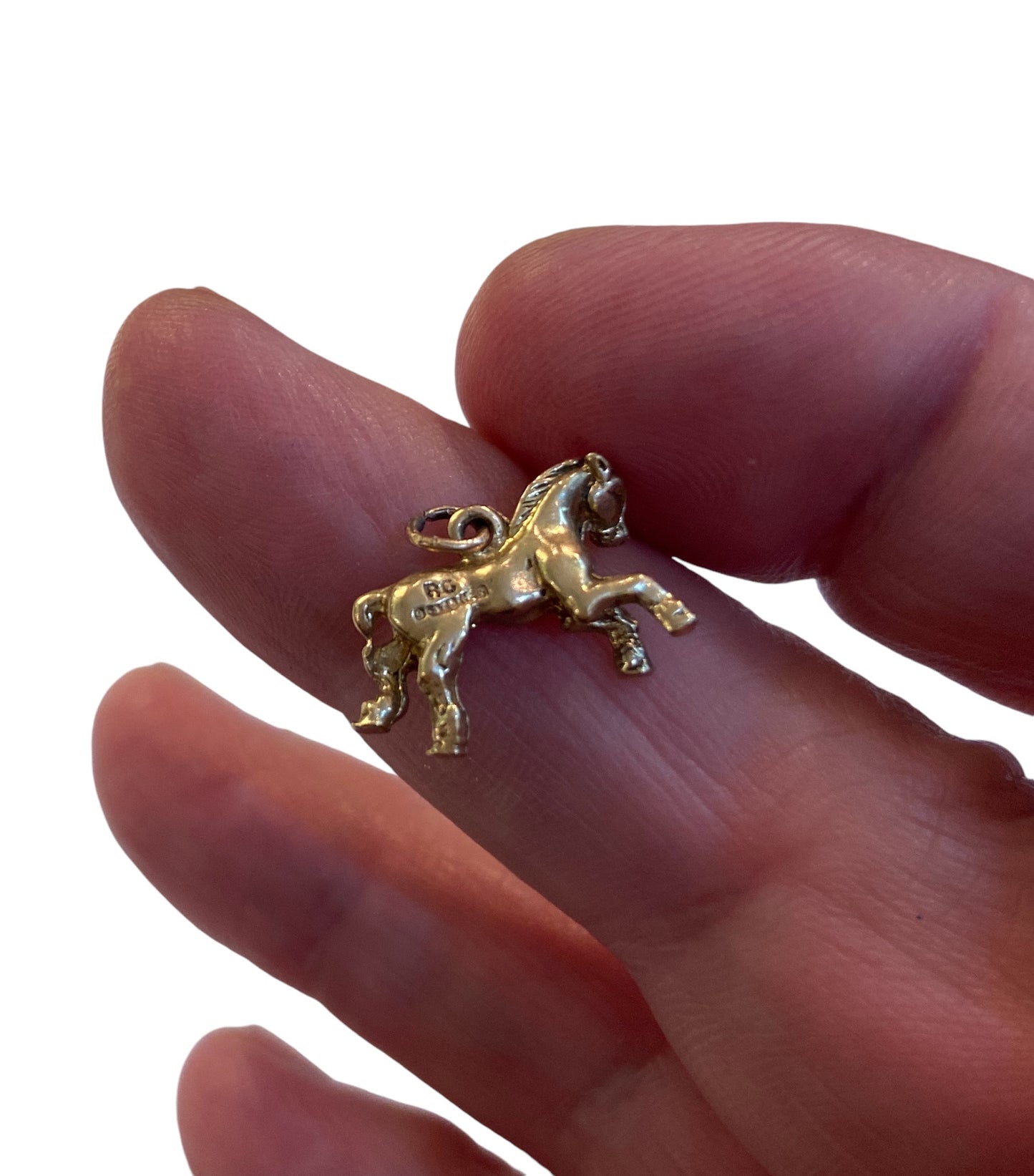 9ct vintage horse charm circa 1962