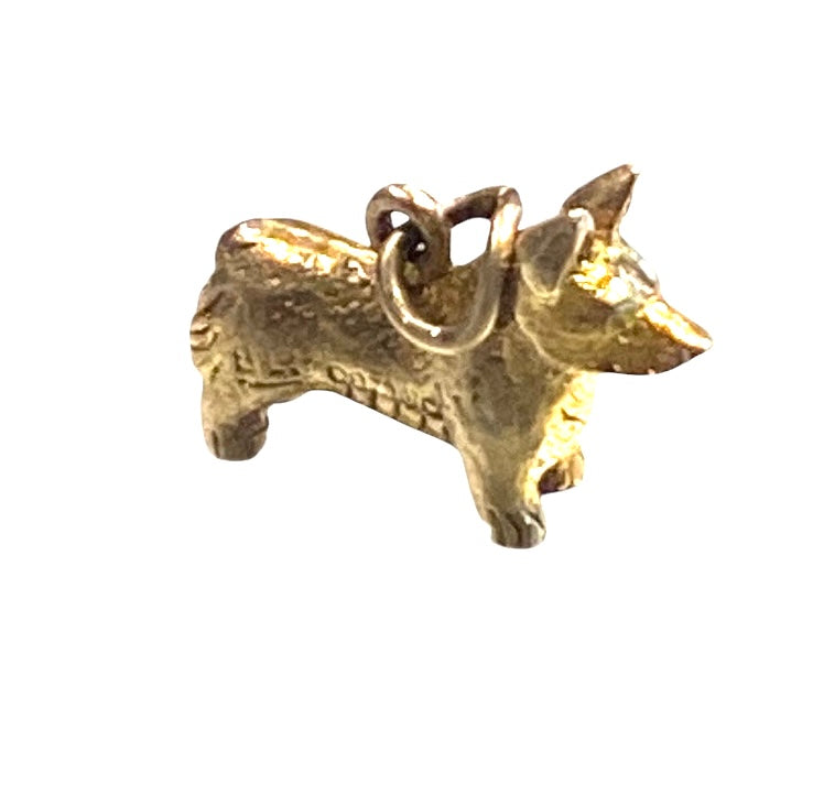9ct vintage corgi charms / 2.7g circa 1955