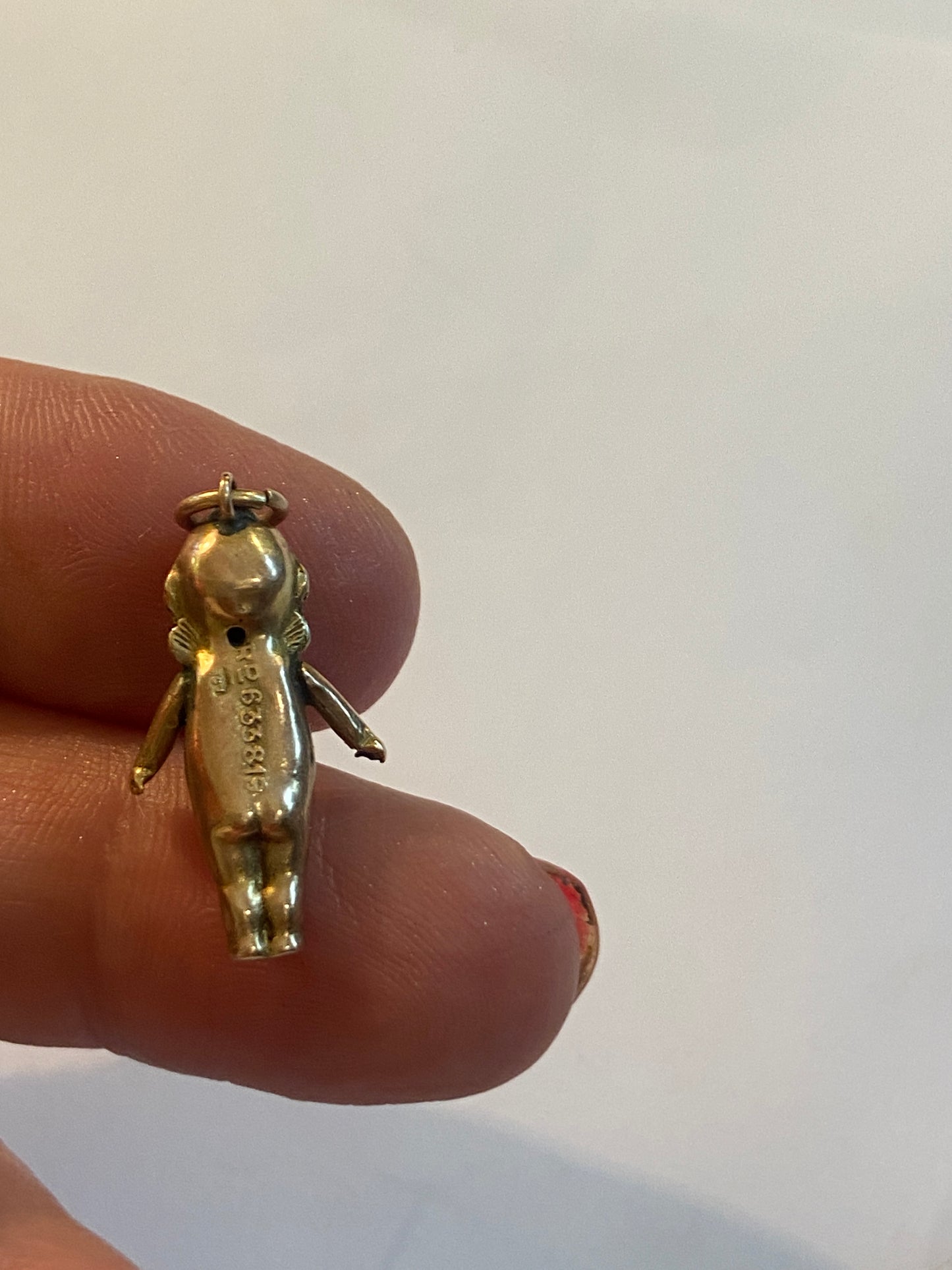 9ct 375 Antique rare gold Kewpie doll charm / pendant circa 1919