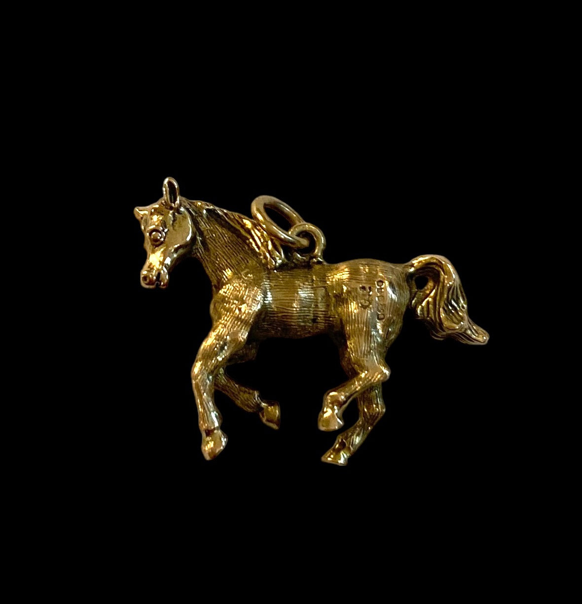 9ct vintage horse charm by Georg Jensen circa 1964 8.6g
