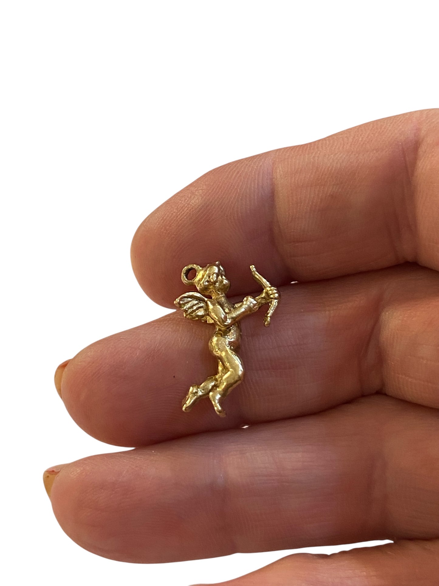 9ct vintage cupid charm / pendant 2.6g