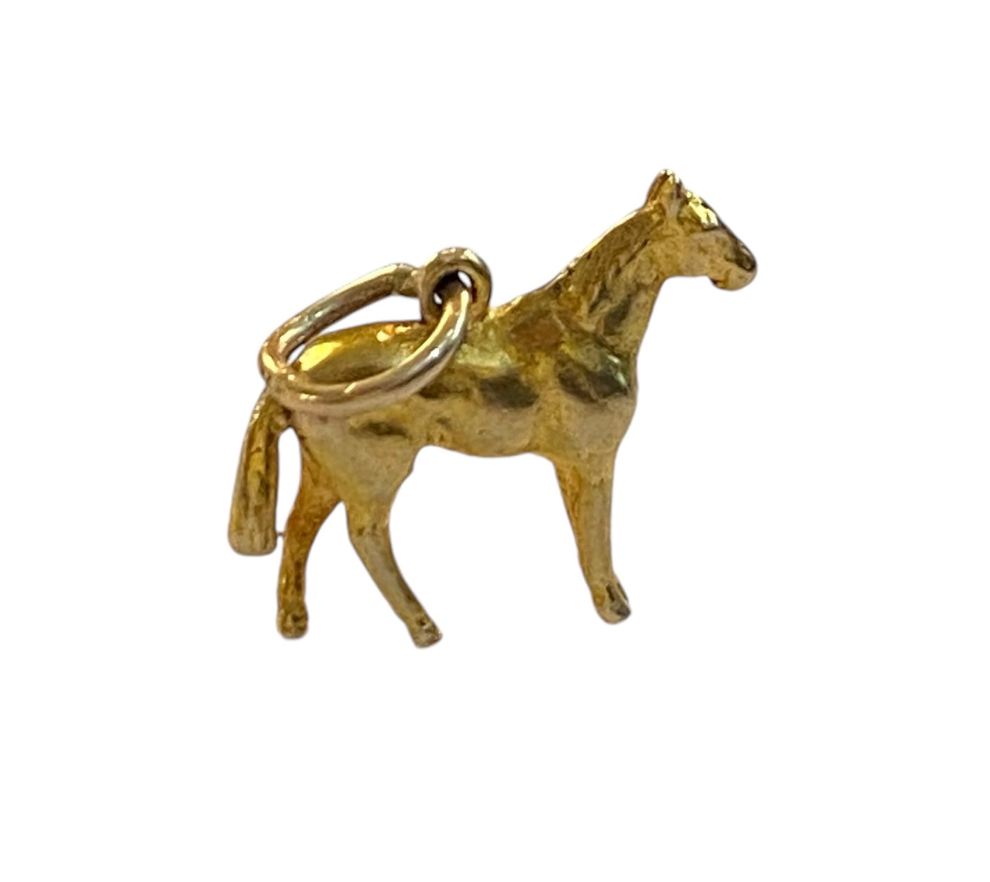 9ct vintage Horse charm circa 1957 1.6g