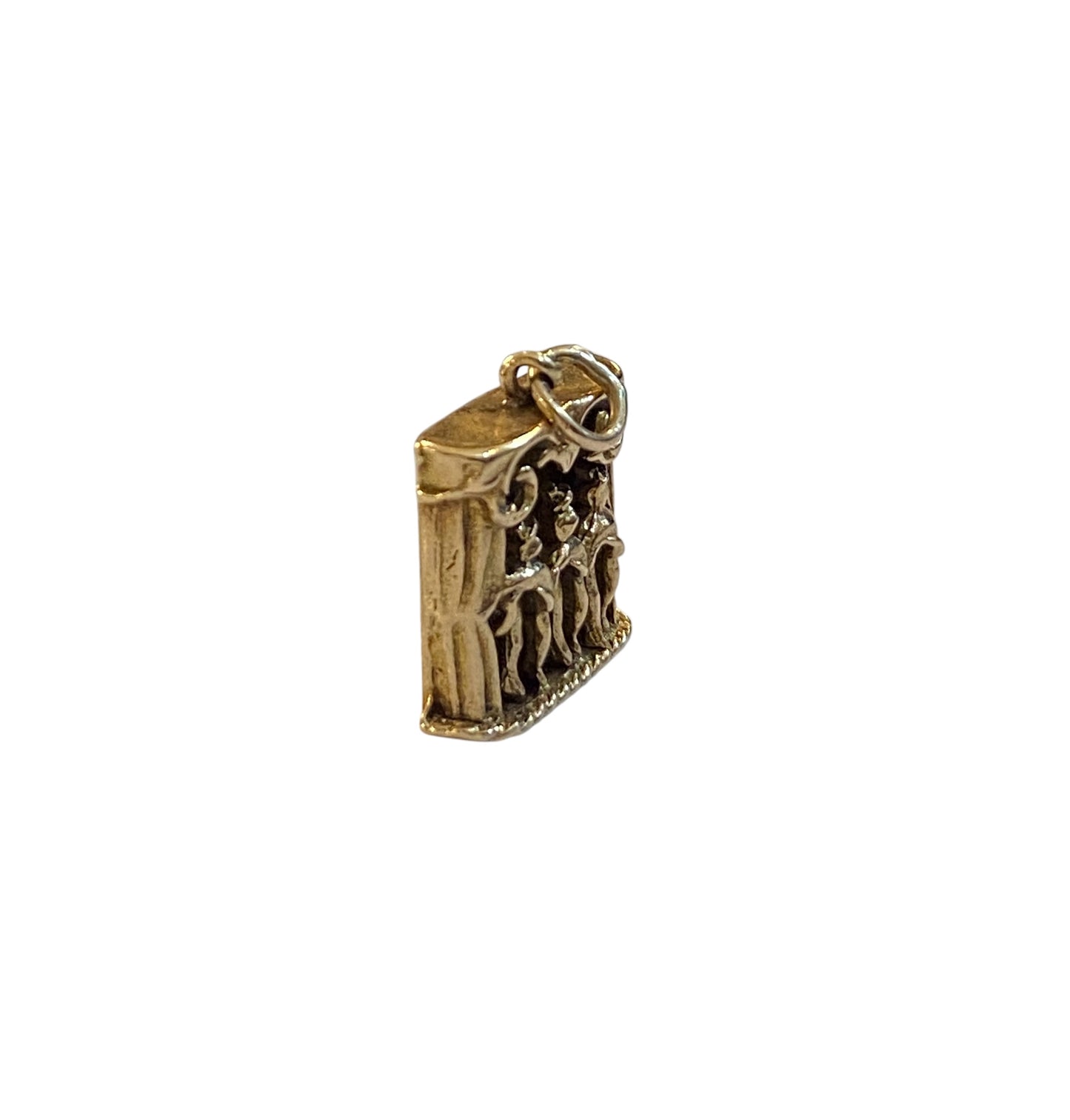 9ct vintage cancan charm circa 1960