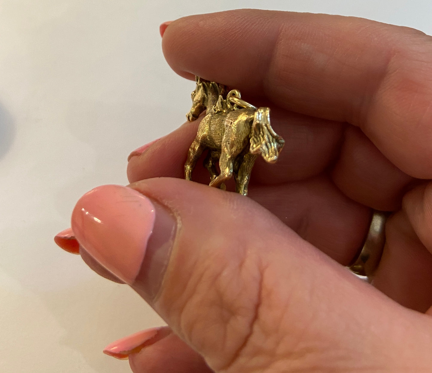 9ct vintage horse charm by Georg Jensen circa 1964 8.6g