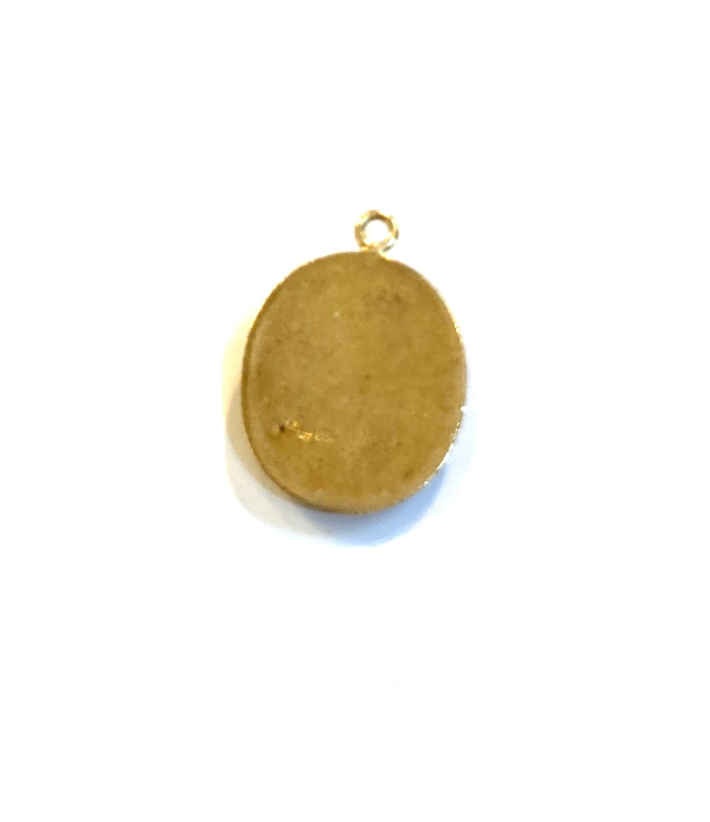 9ct vintage St Christopher charm / pendant oval, hollow 0.9 by FM