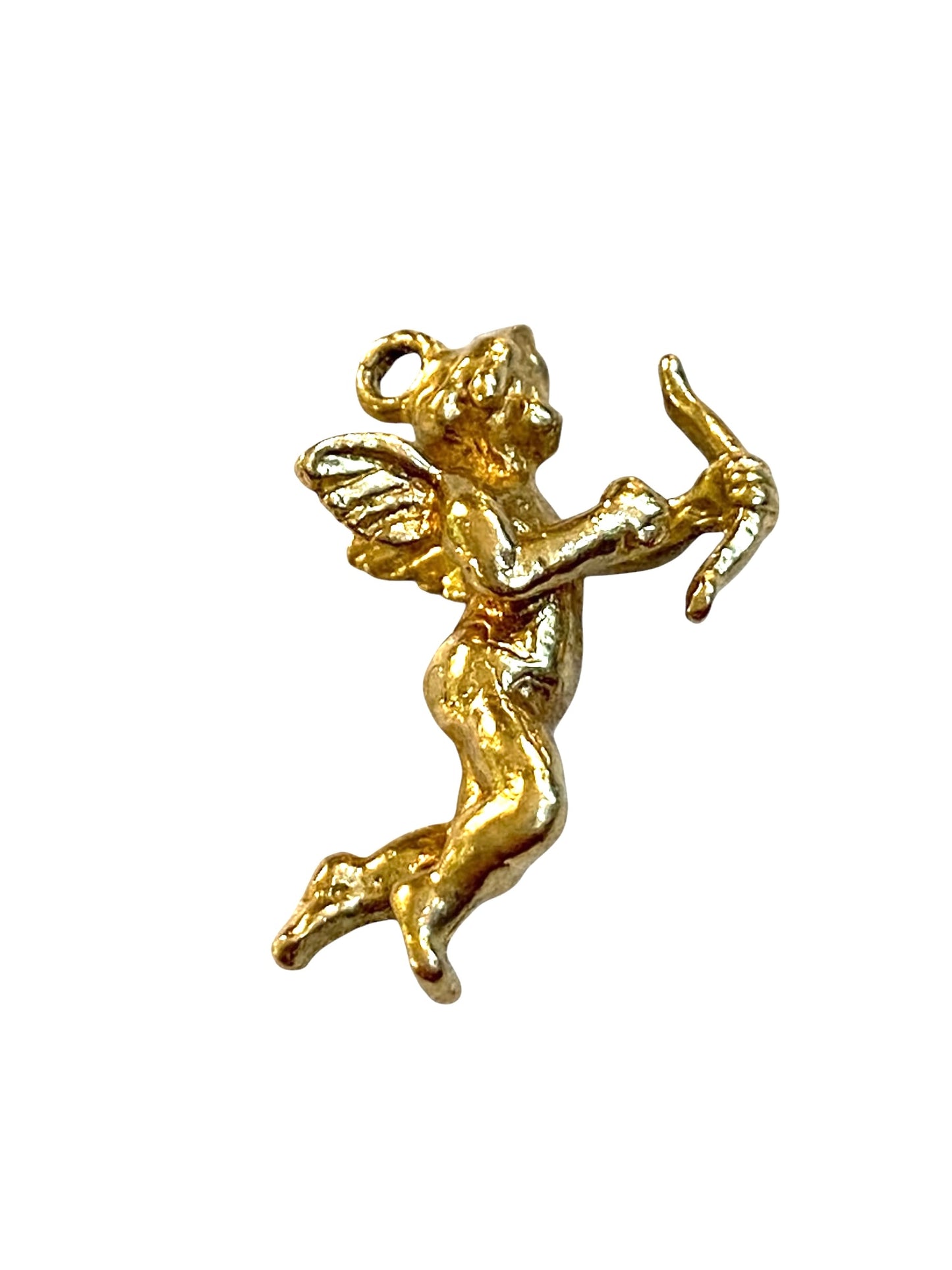 9ct vintage cupid charm / pendant 2.6g