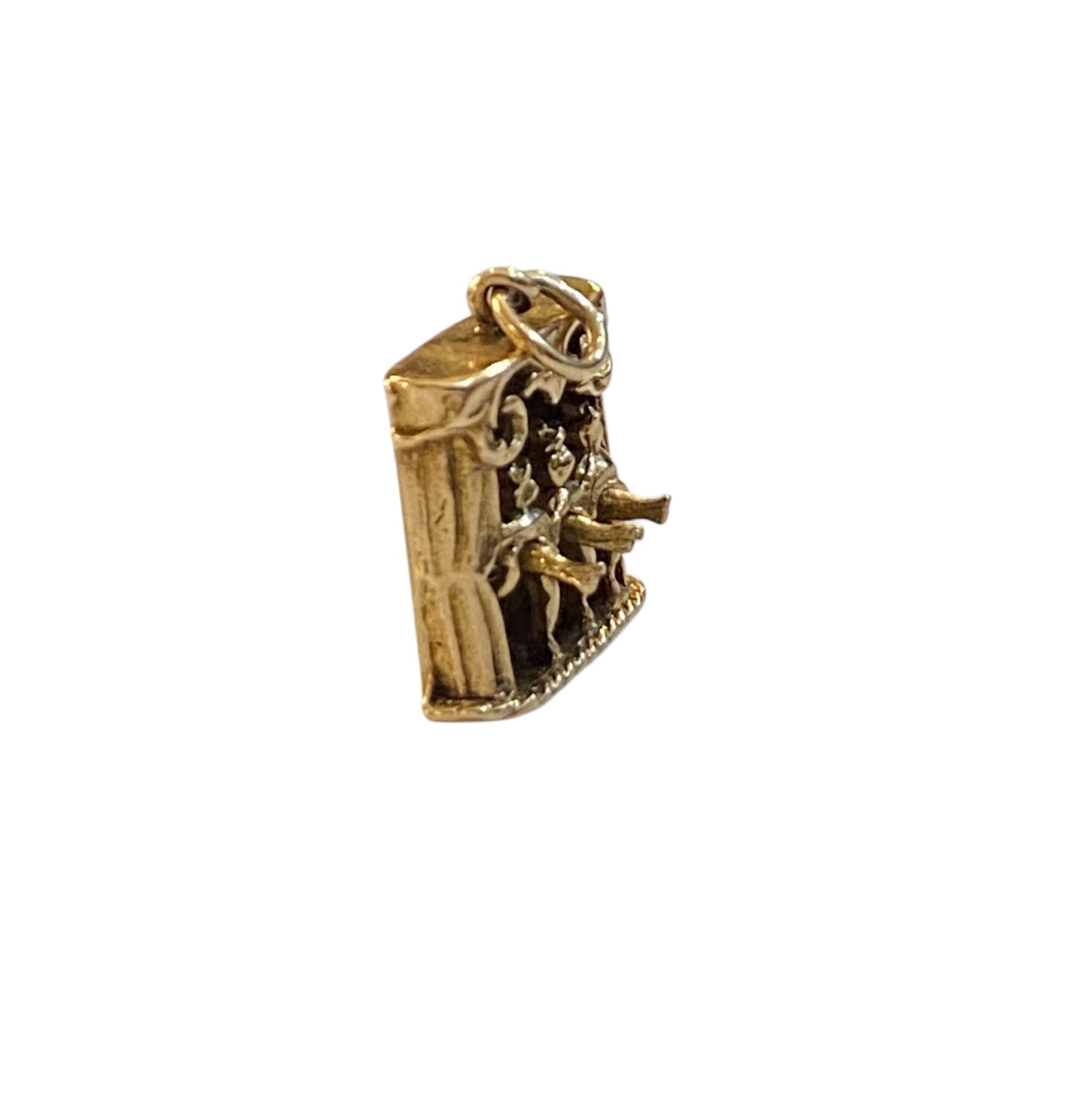 9ct vintage cancan charm circa 1960