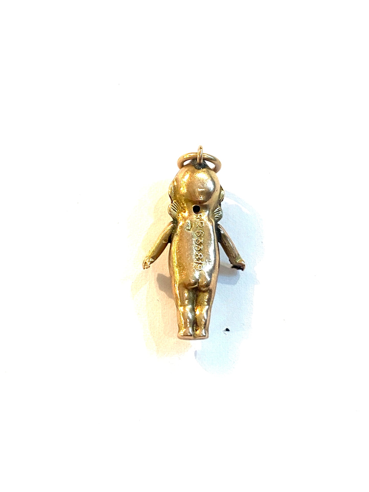 9ct 375 Antique rare gold Kewpie doll charm / pendant circa 1919