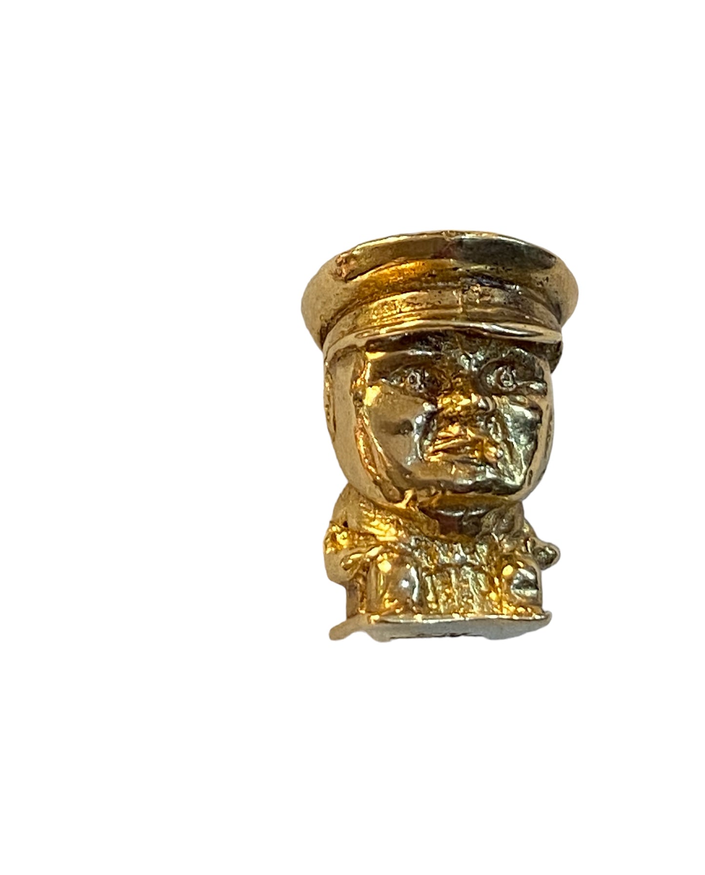 9ct vintage gold Winston church toby jug charm circa 1960 4.2g