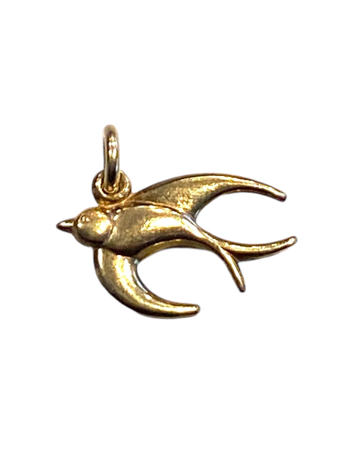 9ct Swallow charm / pendant