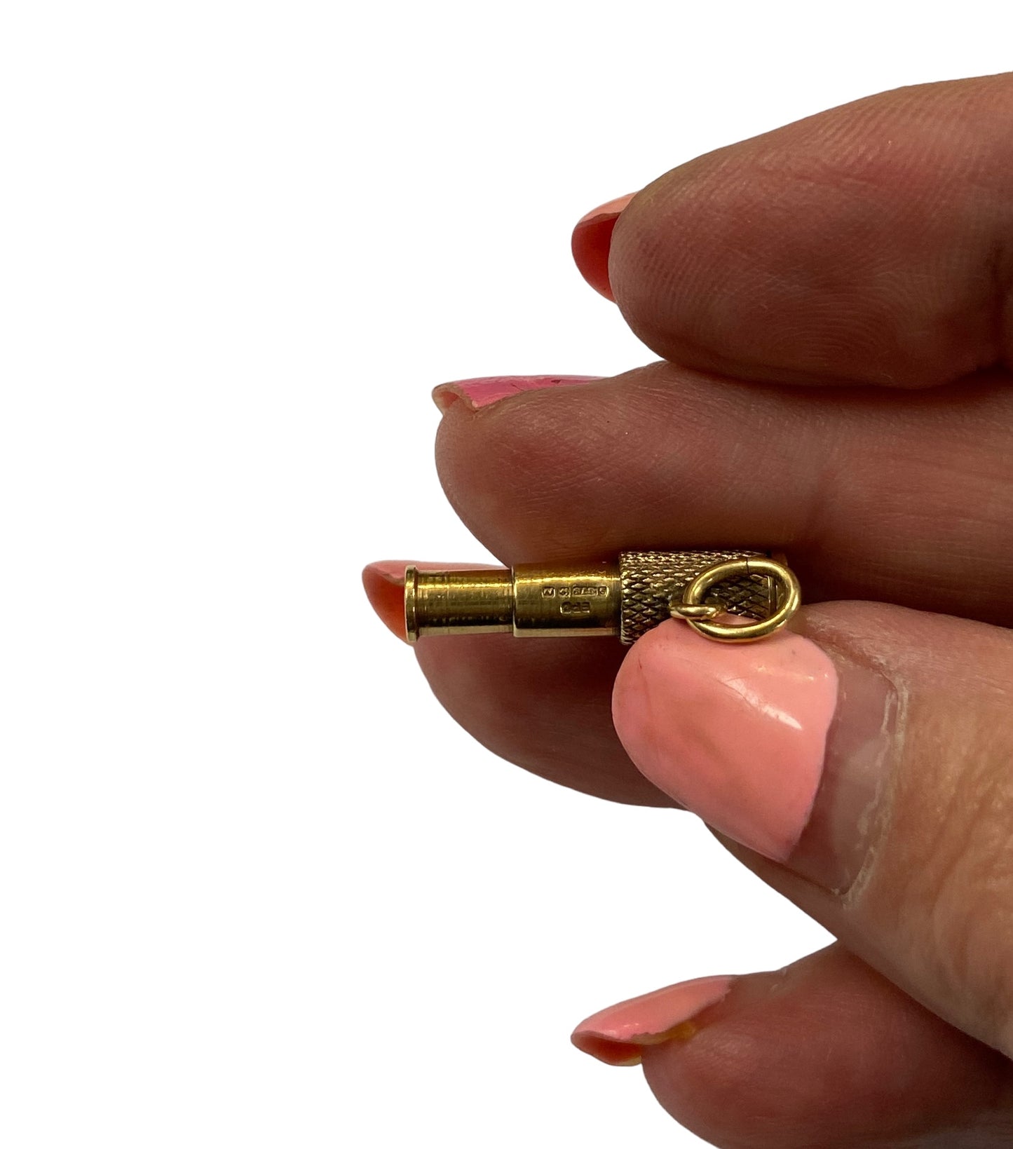 9ct vintage gold telescope charm rare circa 1962-63 3.3g