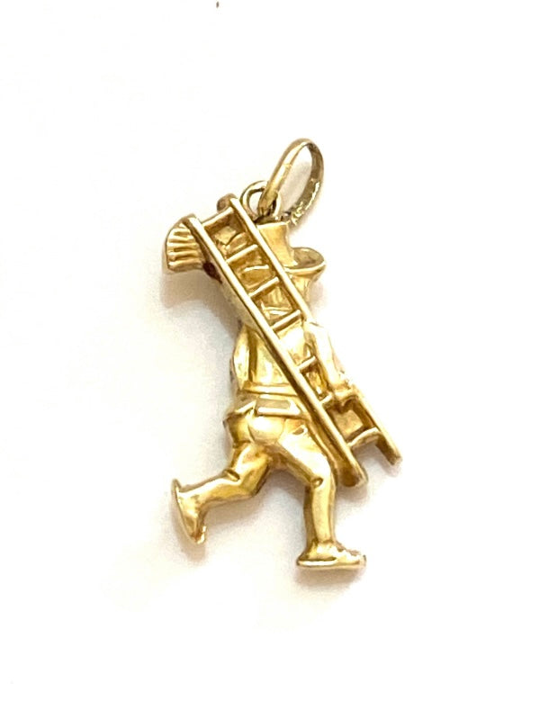 14ct vintage window cleaner charm