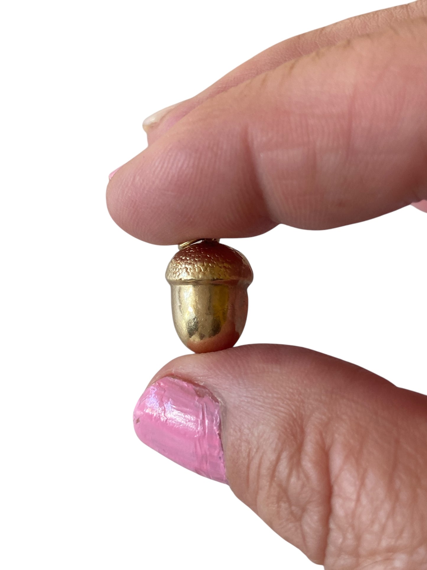 9ct vintage acorn charm circa 1968 by G&H