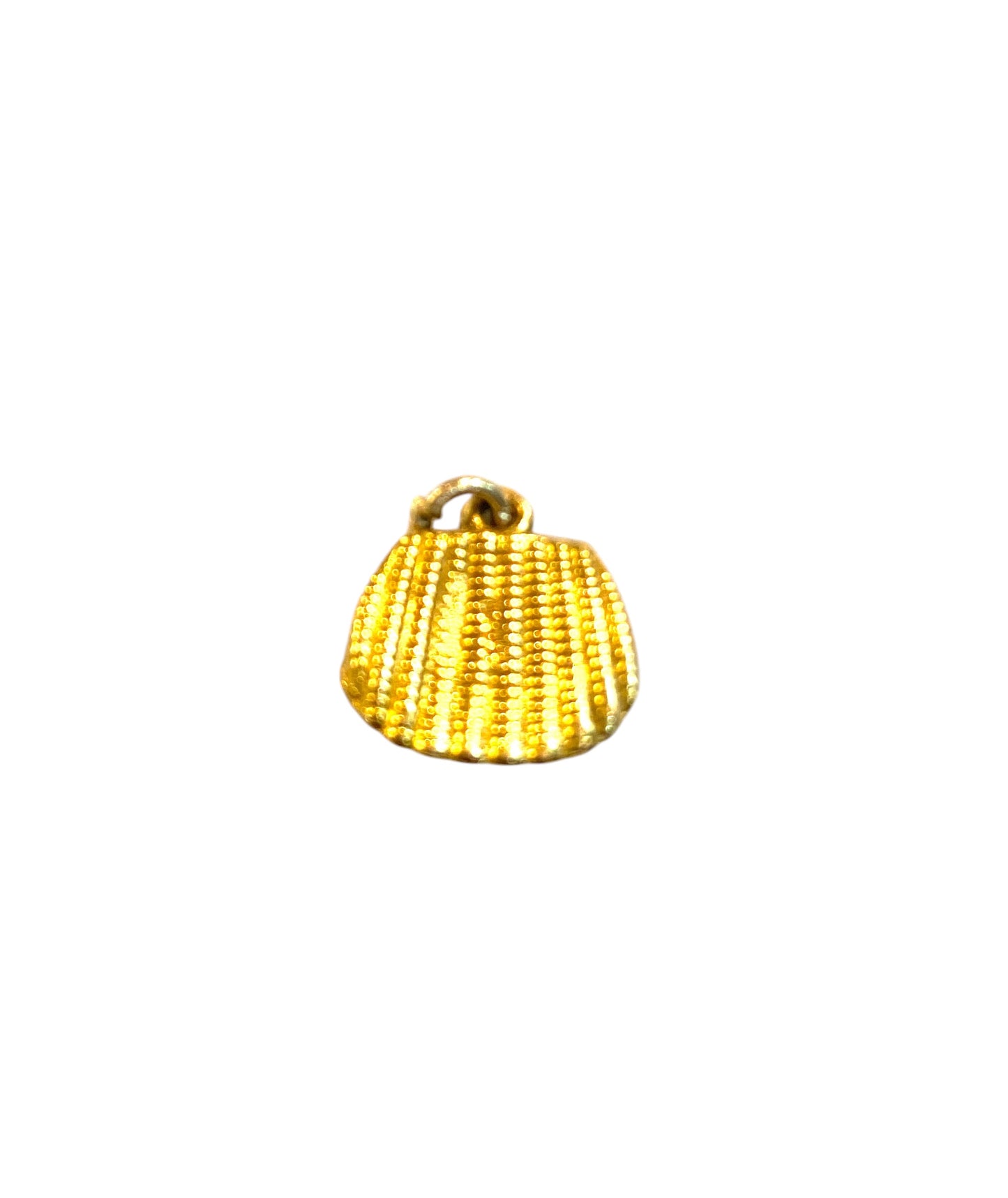 9ct vintage fisherman creel charm circa 1976