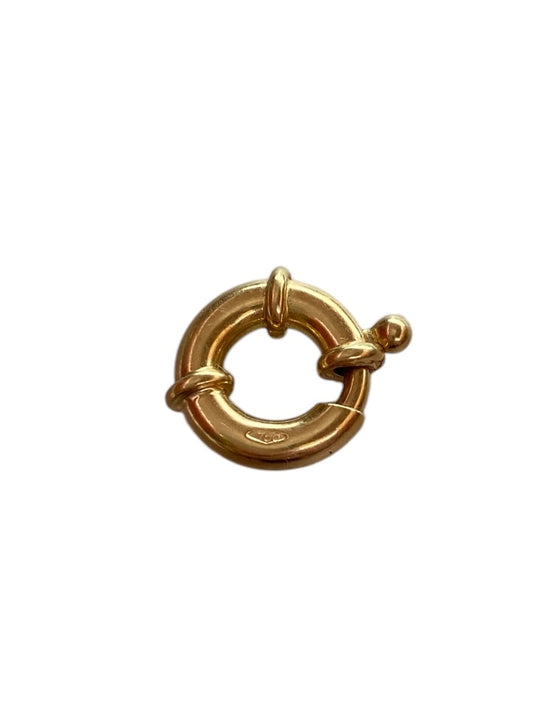 18ct 750 bolt ring / charm holder