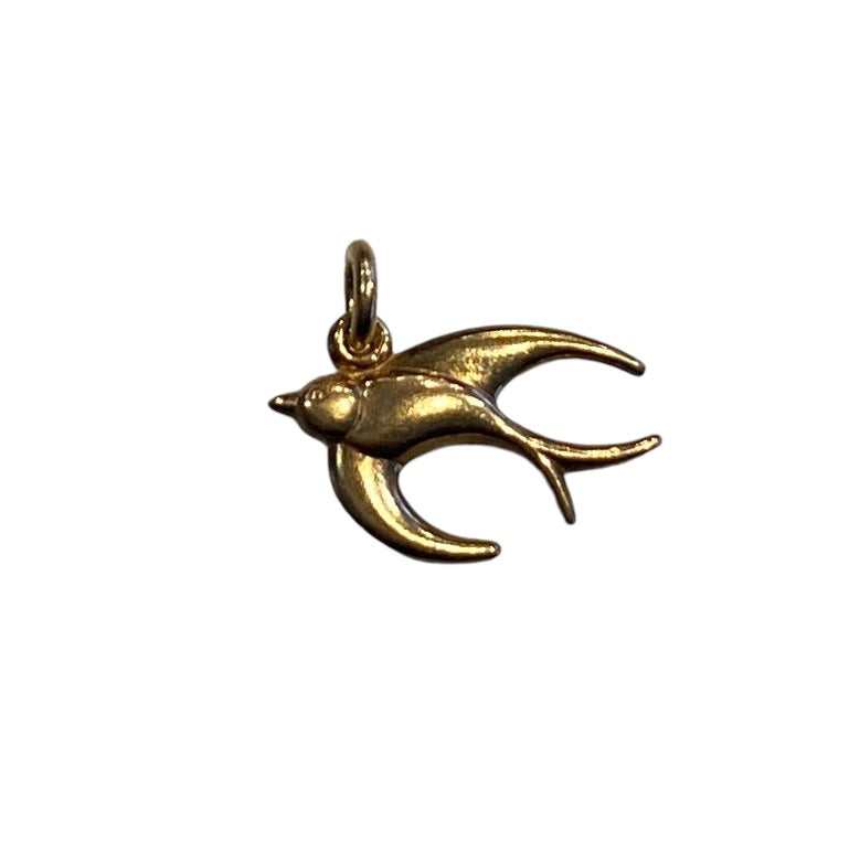 9ct Swallow charm / pendant