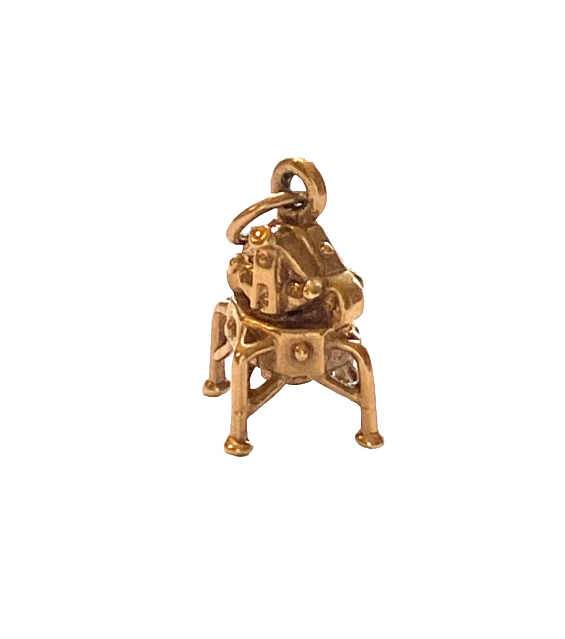 9ct vintage Apollo Lunar landing module charm