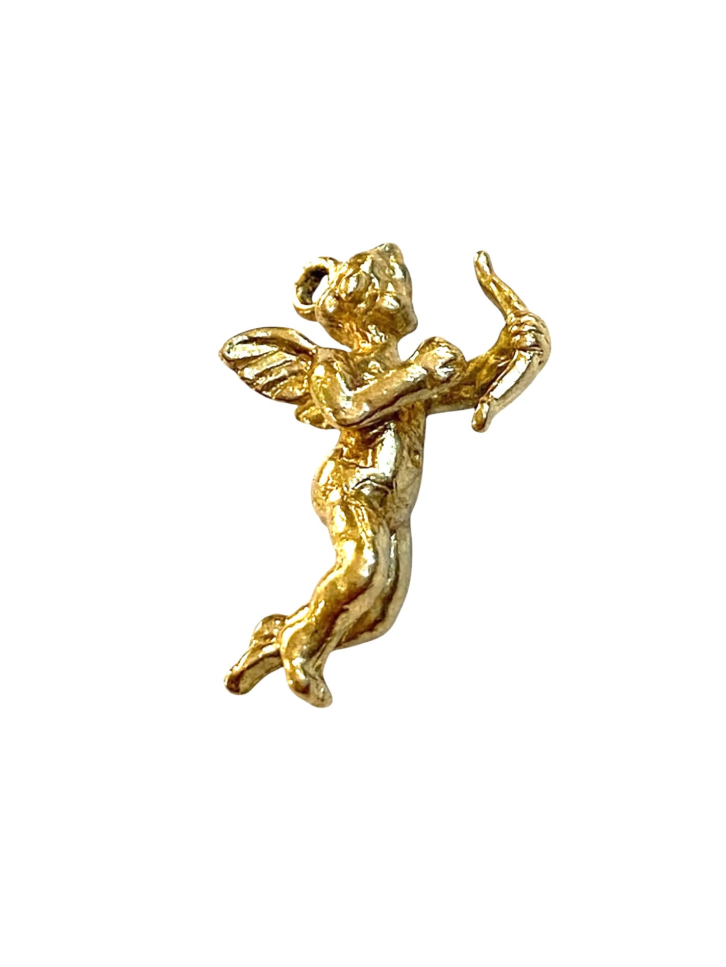9ct vintage cupid charm / pendant 2.6g