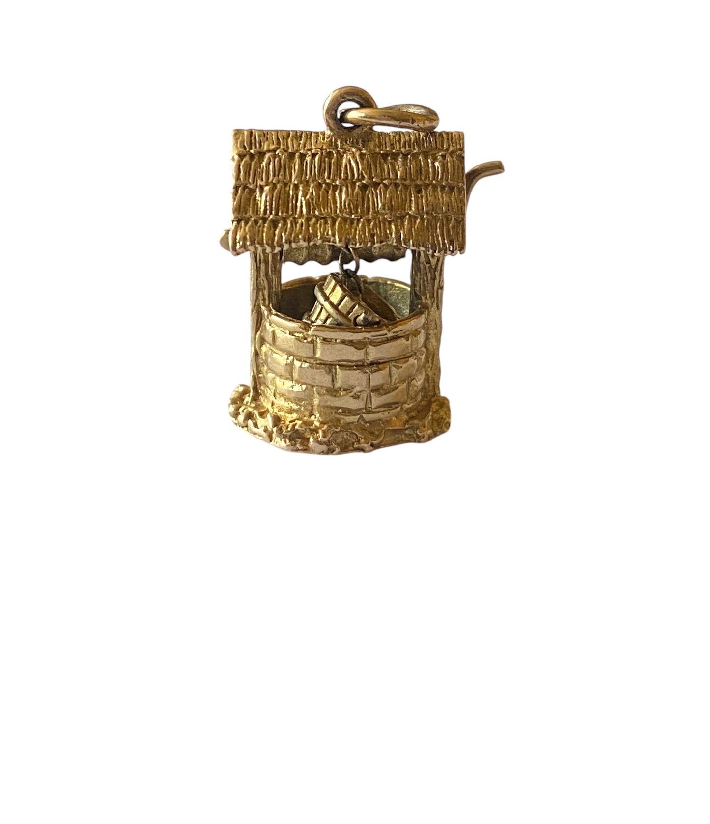 9ct vintage well charm by Georg Jensen circa 1960 6.9g. articulated