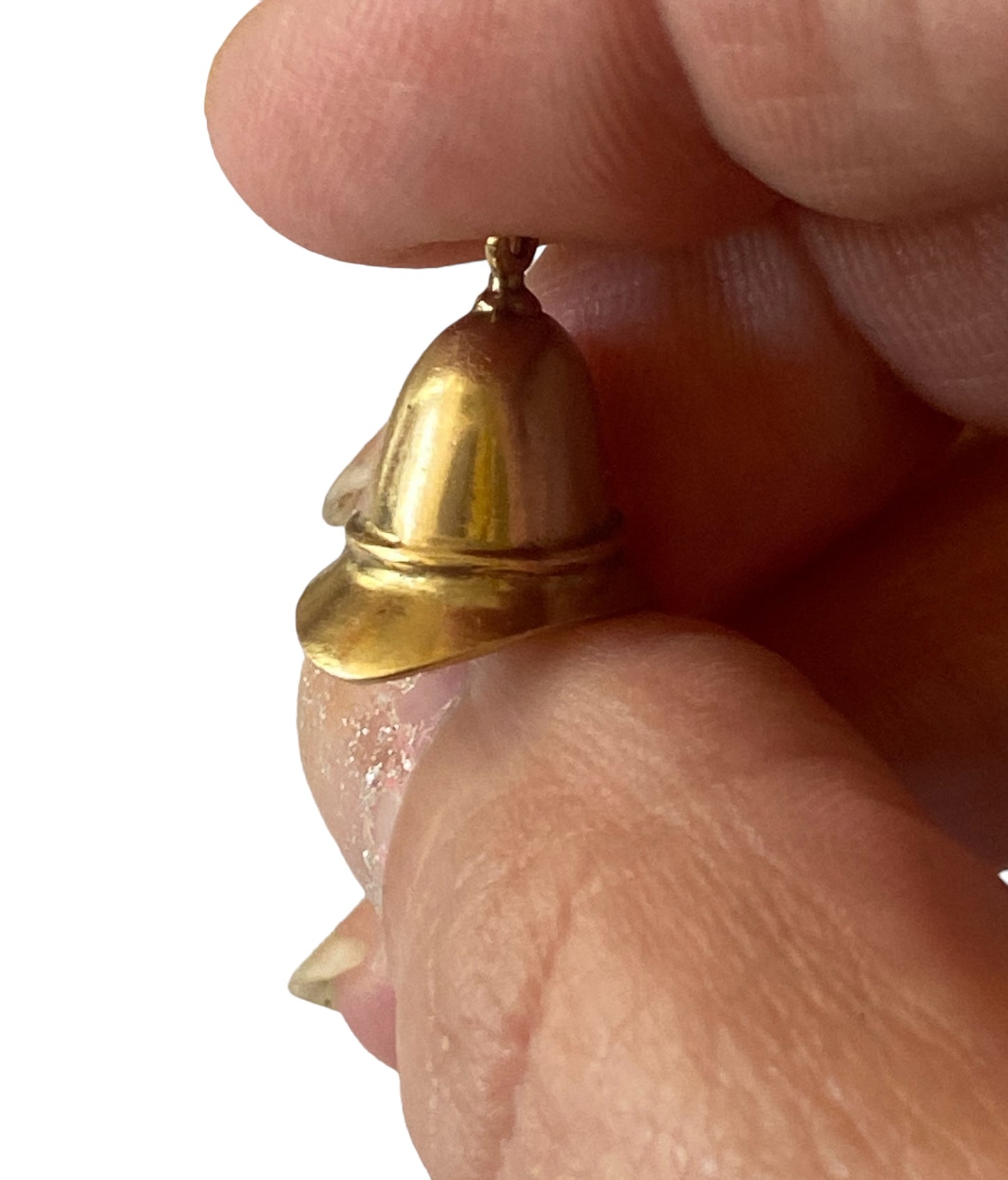 9ct vintage police helmet charm circa 1972
