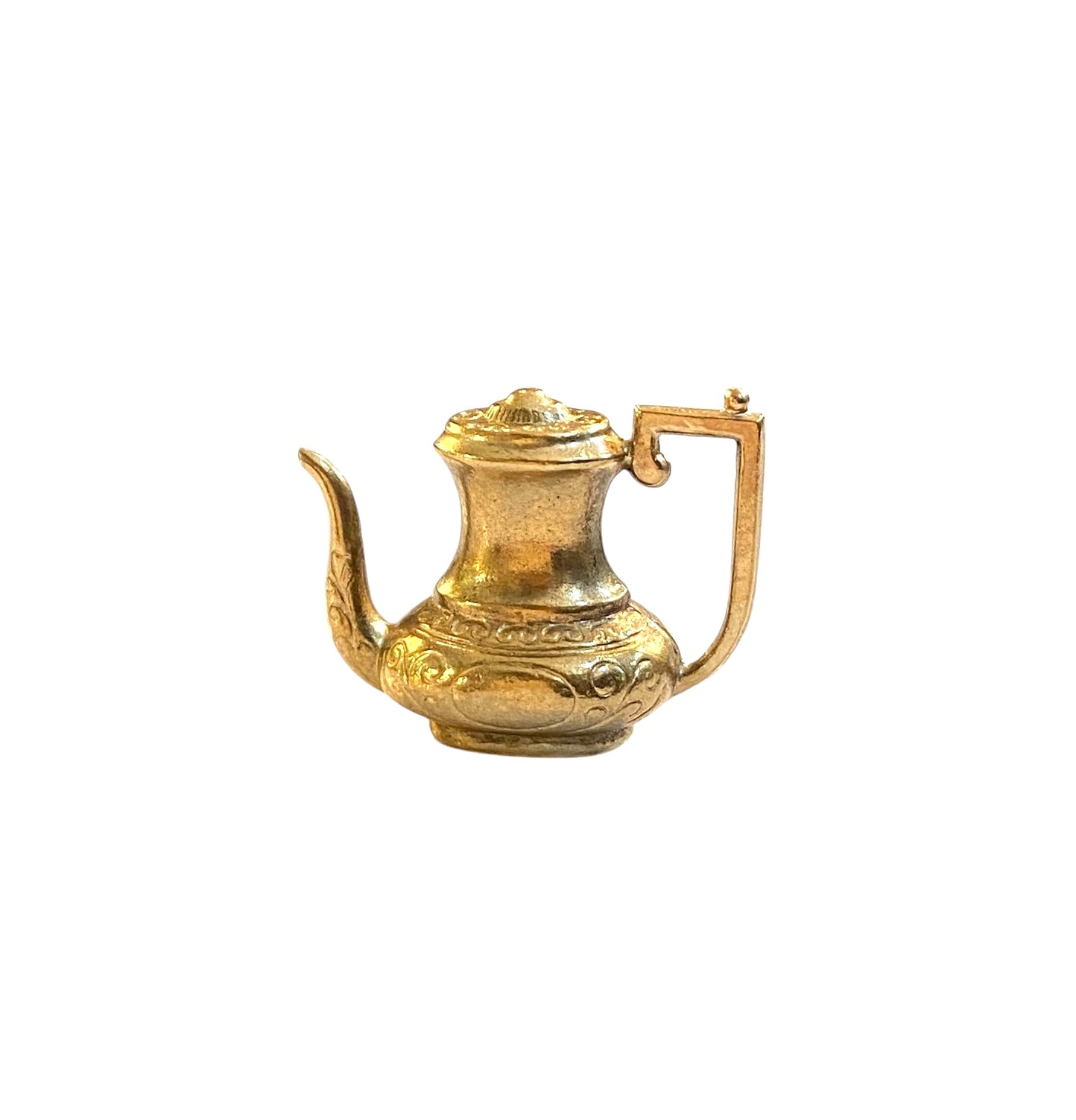 9ct vintage coffee pot charm circa 1970
