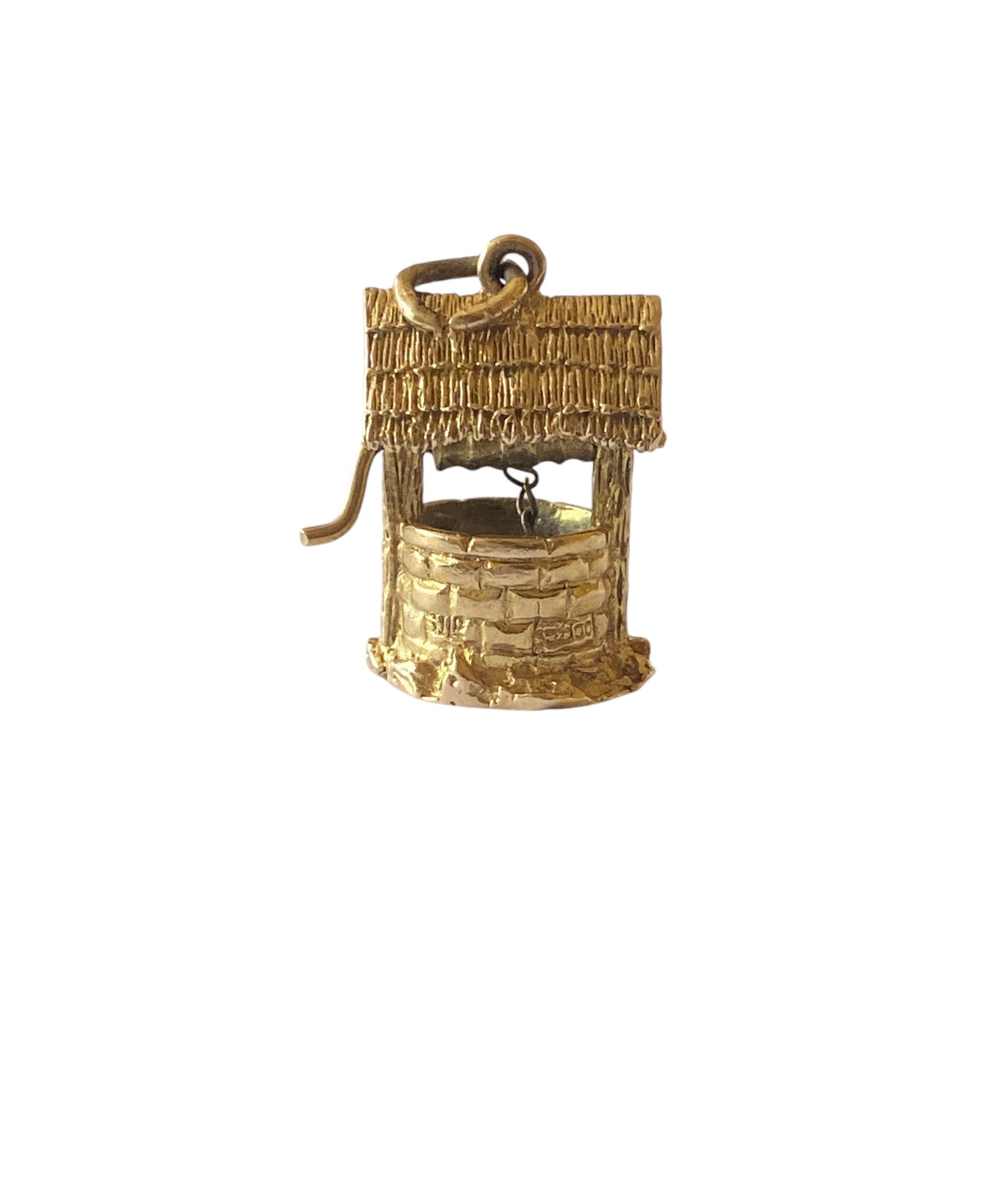 9ct vintage well charm by Georg Jensen circa 1960 6.9g. articulated