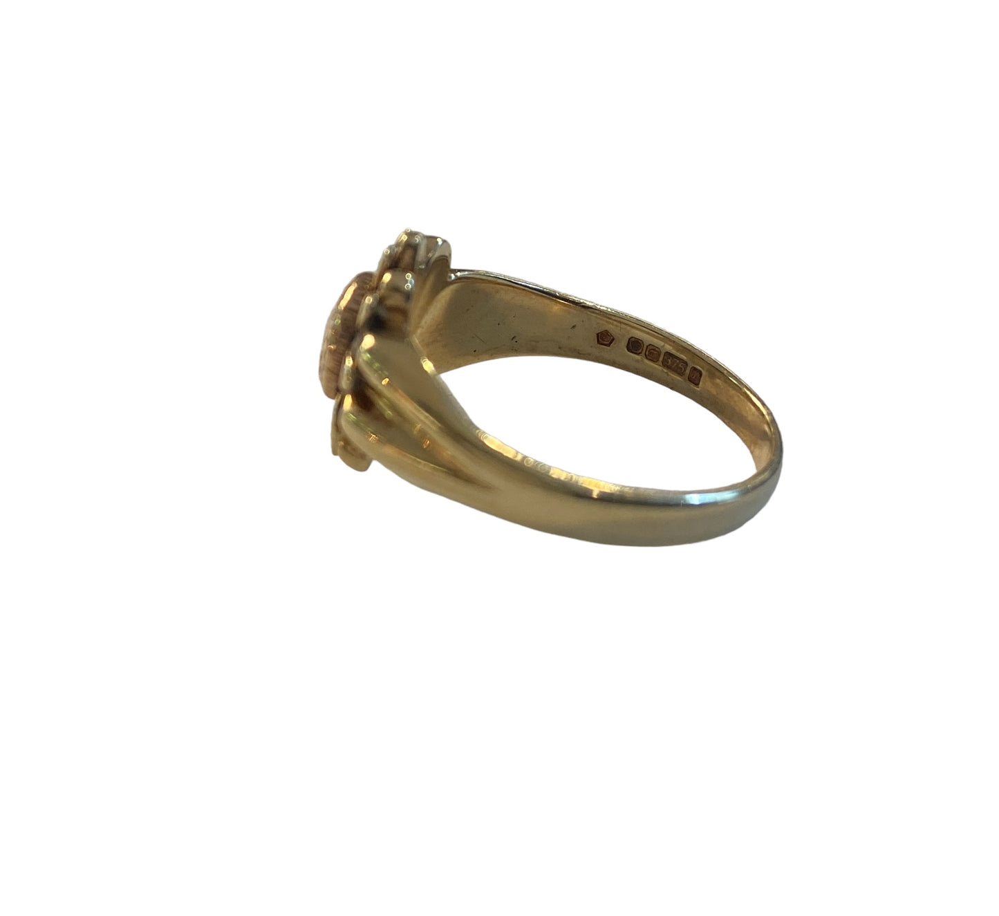 9ct gold pre owned flower ring circa 1996 size N