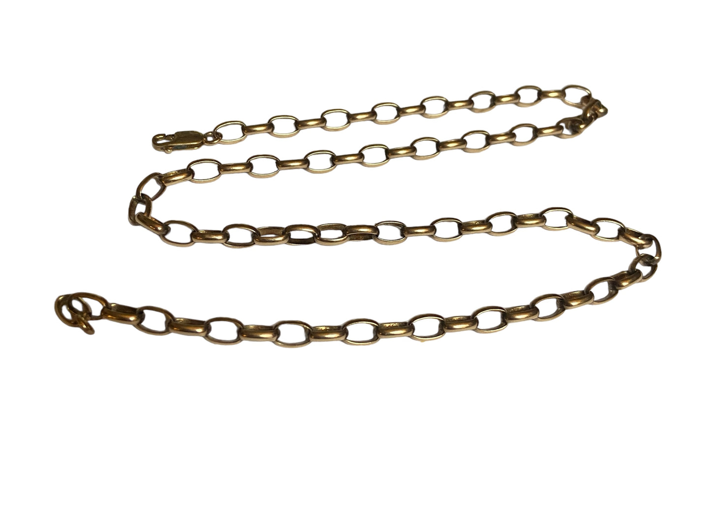 9ct vintage chain 19 inches long 18.4g