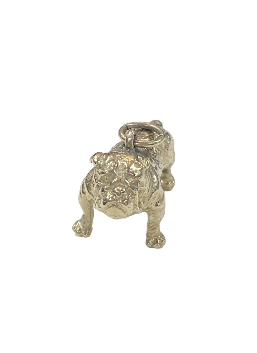 9ct vintage bulldog charm solid gold 7.1g